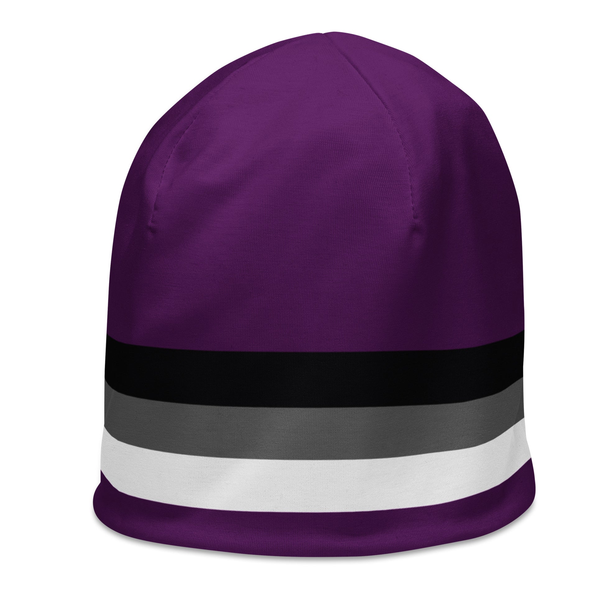 Asexual Ace Pride Beanie all-over-print-beanie-white-left-front-652d66be8a231