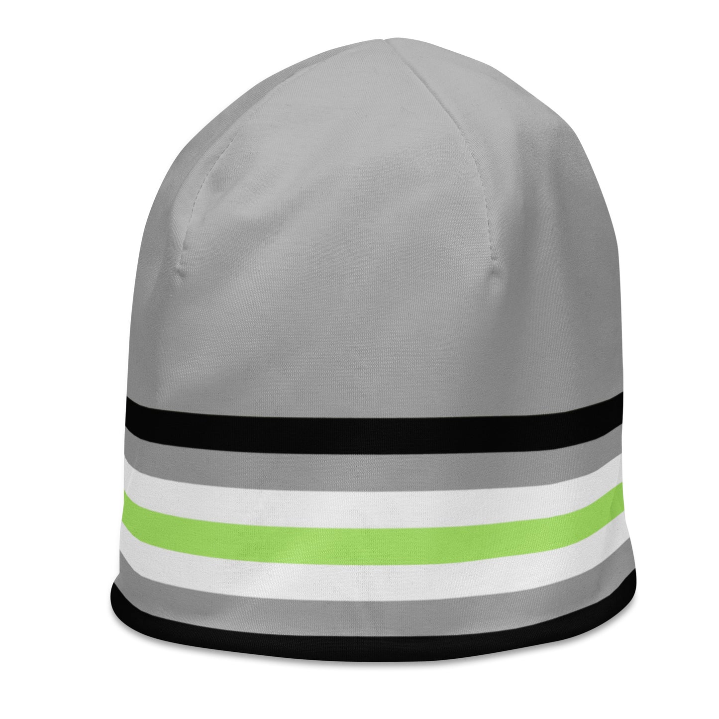 Agender Pride Beanie all-over-print-beanie-white-left-front-652d66f557fdb