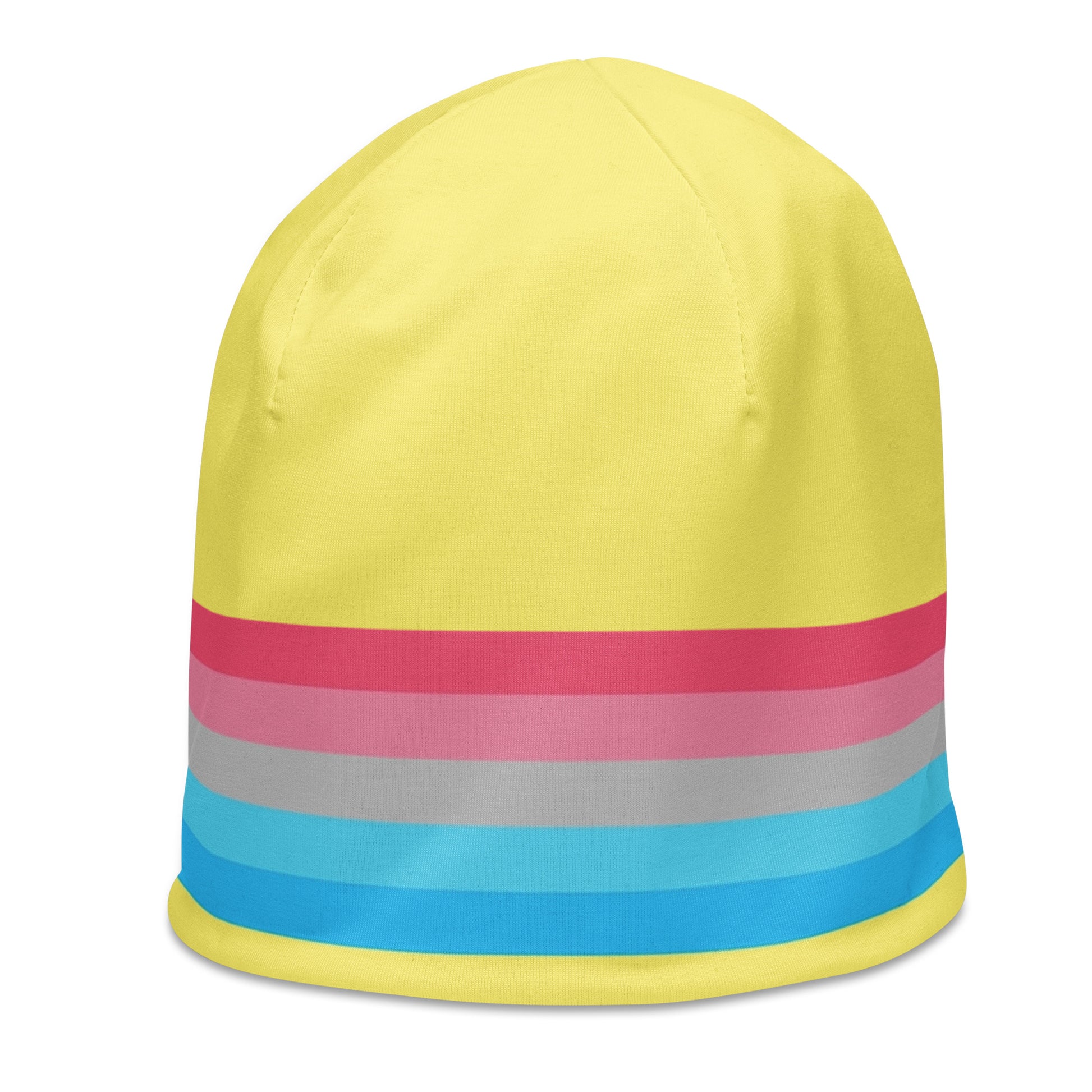 Genderflux Pride Beanie all-over-print-beanie-white-left-front-652d67a225527