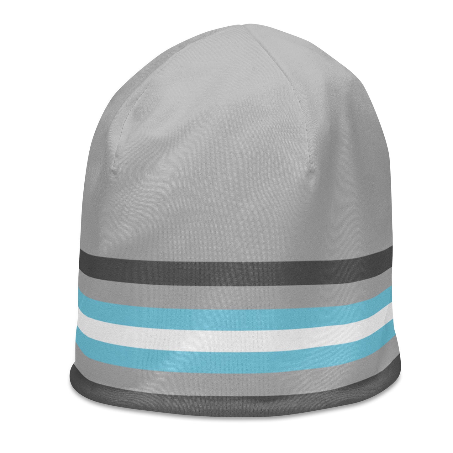 Demiboy Pride Beanie all-over-print-beanie-white-left-front-652d685c57adc