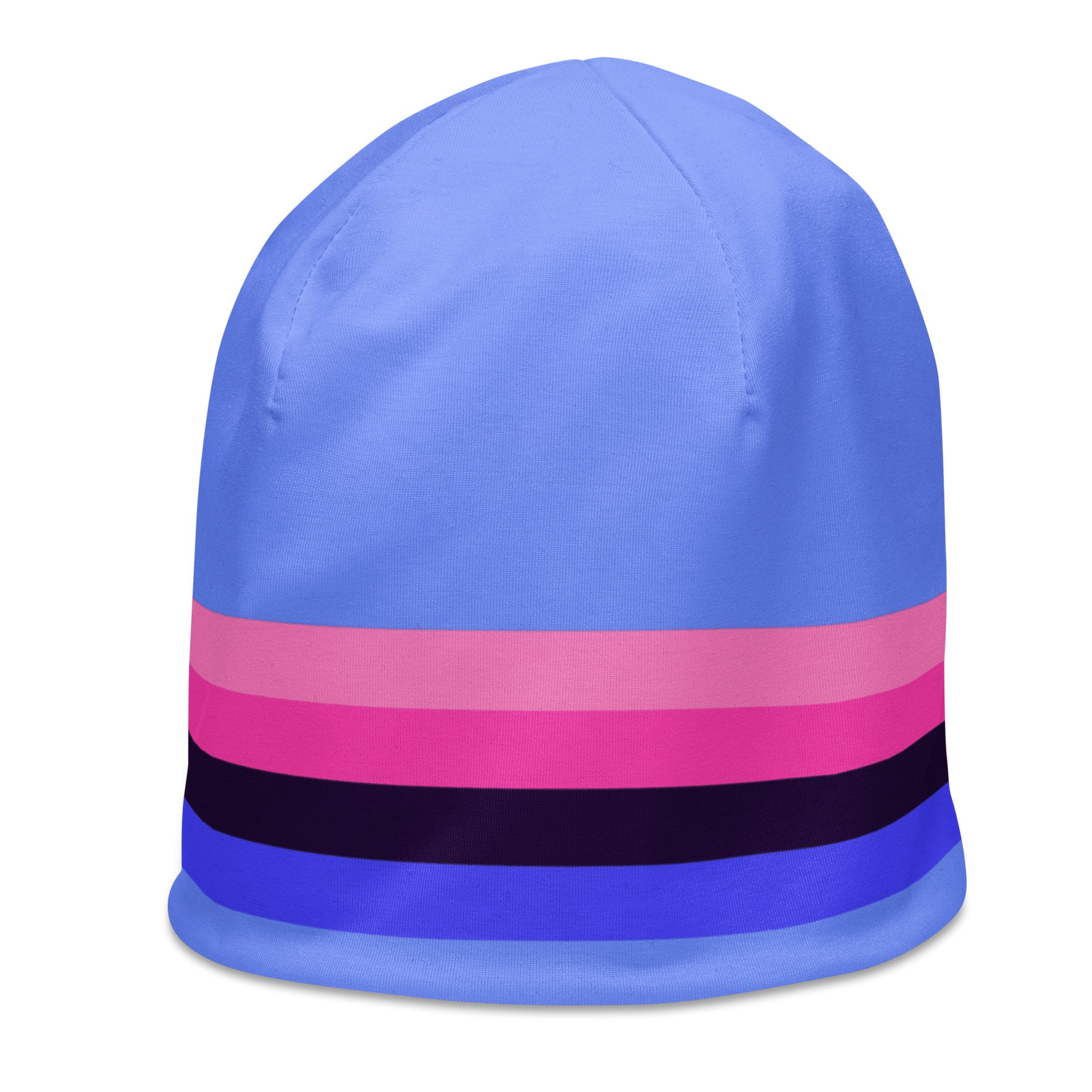 Omnisexual Pride Flag Beanie all-over-print-beanie-white-left-front-652eae832f27f