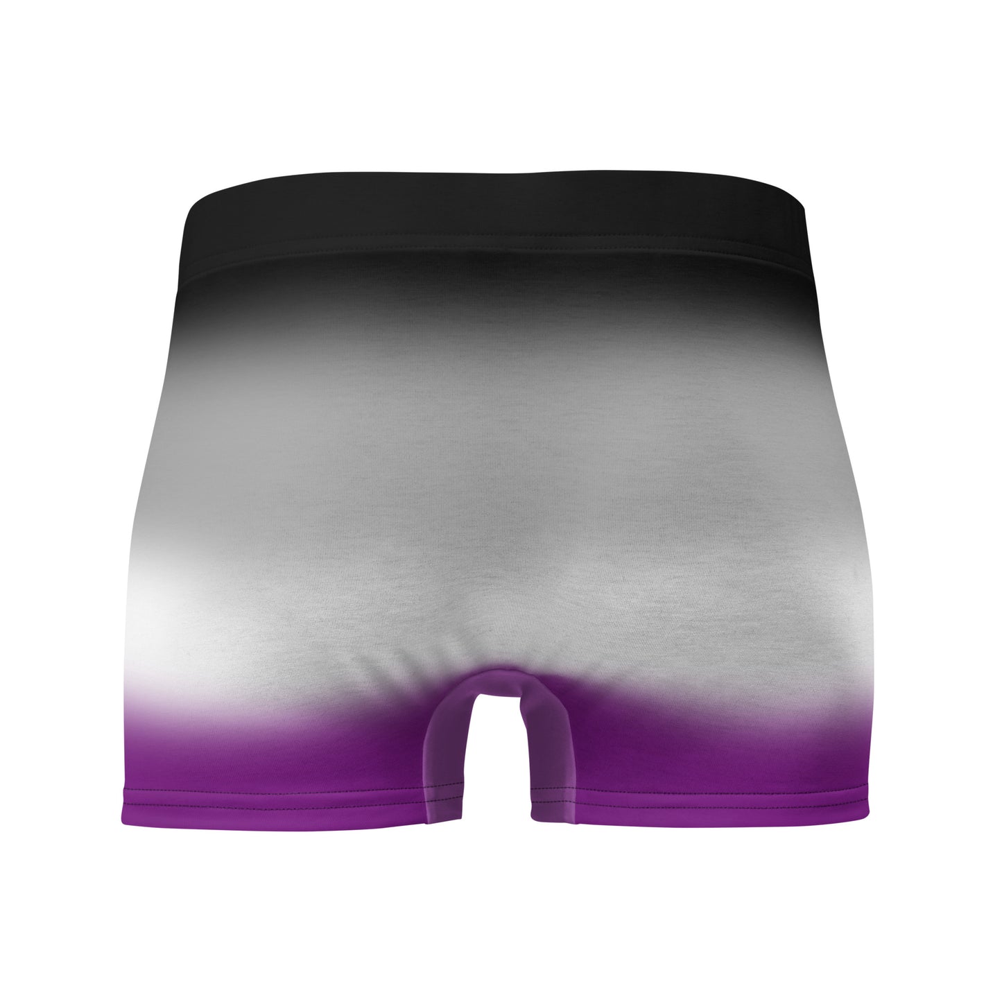 Asexual Ace Pride Boxer Briefs Underwear in Ombre Asexual all-over-print-boxer-briefs-white-back-655d1e536c0a7