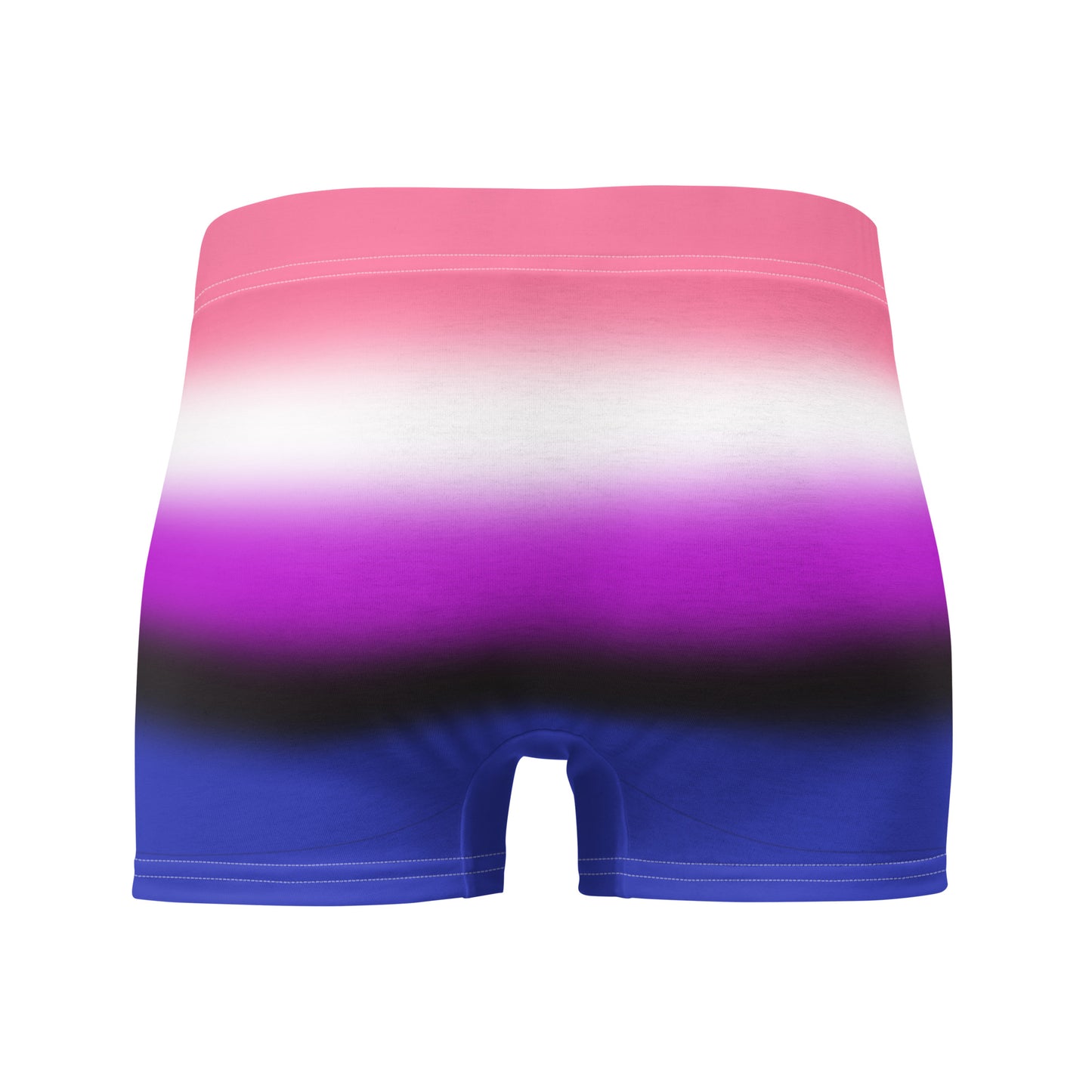 Genderfluid Pride Boxer Briefs Underwear in Ombre all-over-print-boxer-briefs-white-back-655d21e1ac638