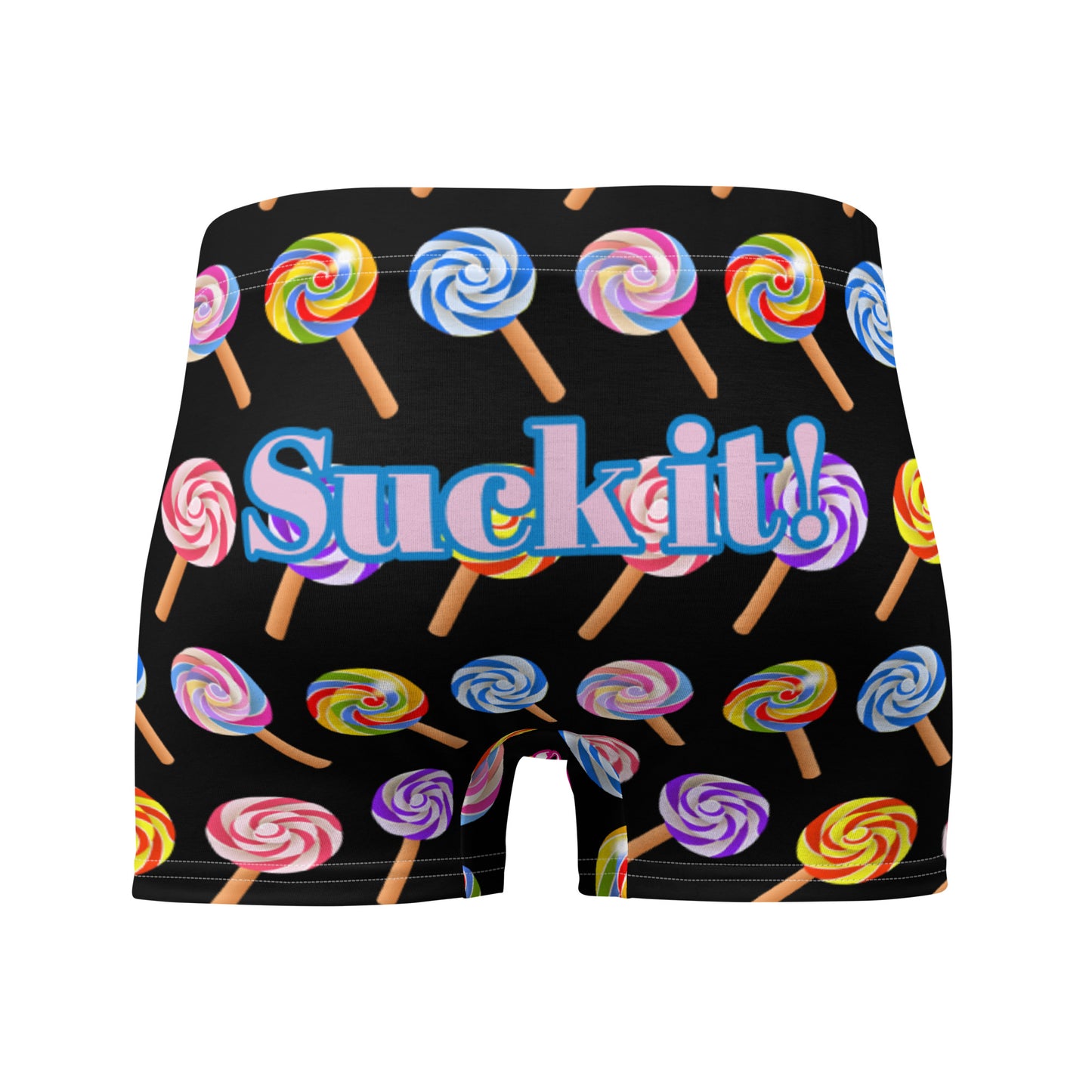 Lollipop Suck It Mens Boxer Briefs Underwear Black all-over-print-boxer-briefs-white-back-65c6c60da9d9a