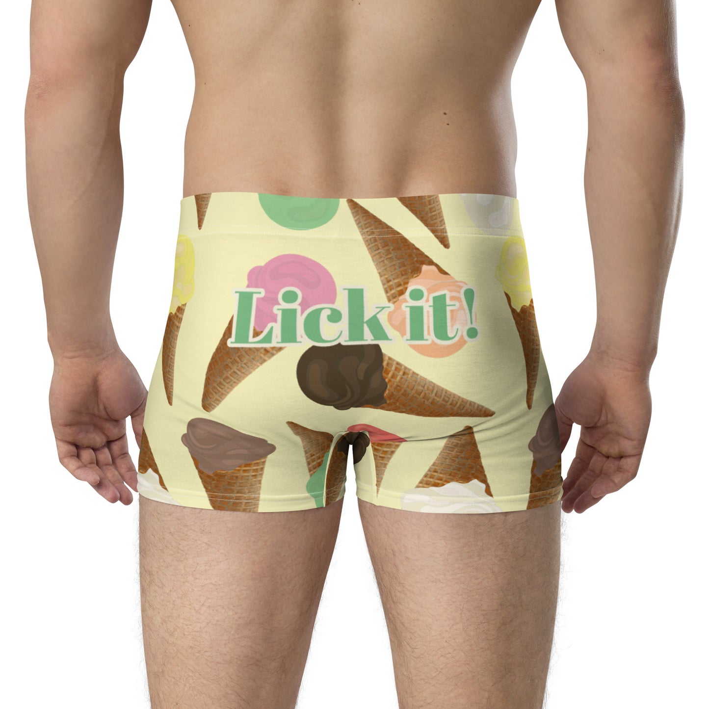 Ice Cream Lick It Mens Boxer Briefs Underwear all-over-print-boxer-briefs-white-back-65c6c6c7e51c9