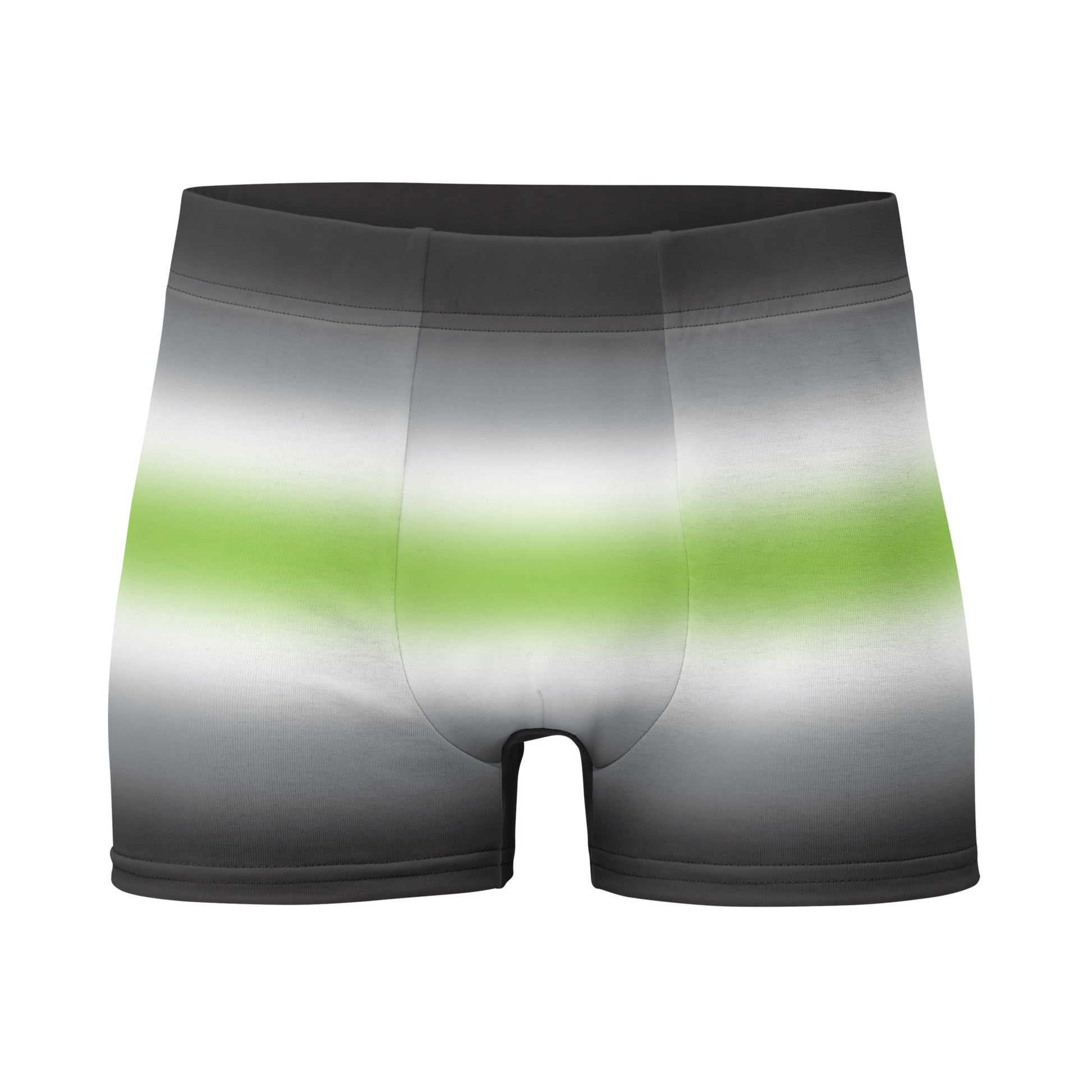 Agender Pride Boxer Briefs Underwear in Ombre Agender all-over-print-boxer-briefs-white-front-655d1eaf7b041