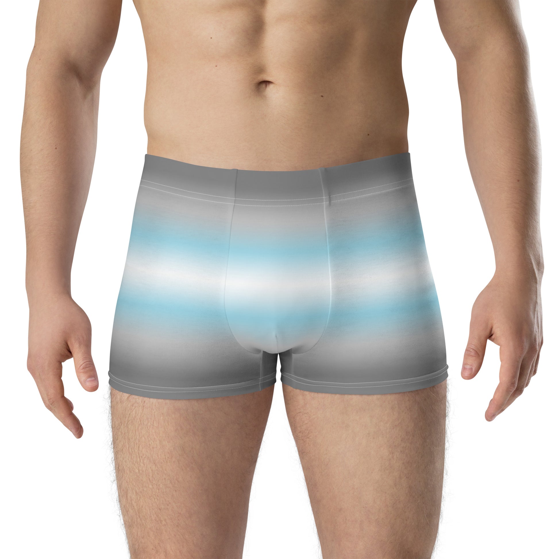 Demiboy Pride Boxer Briefs Underwear in Ombre all-over-print-boxer-briefs-white-front-655d200289eb2