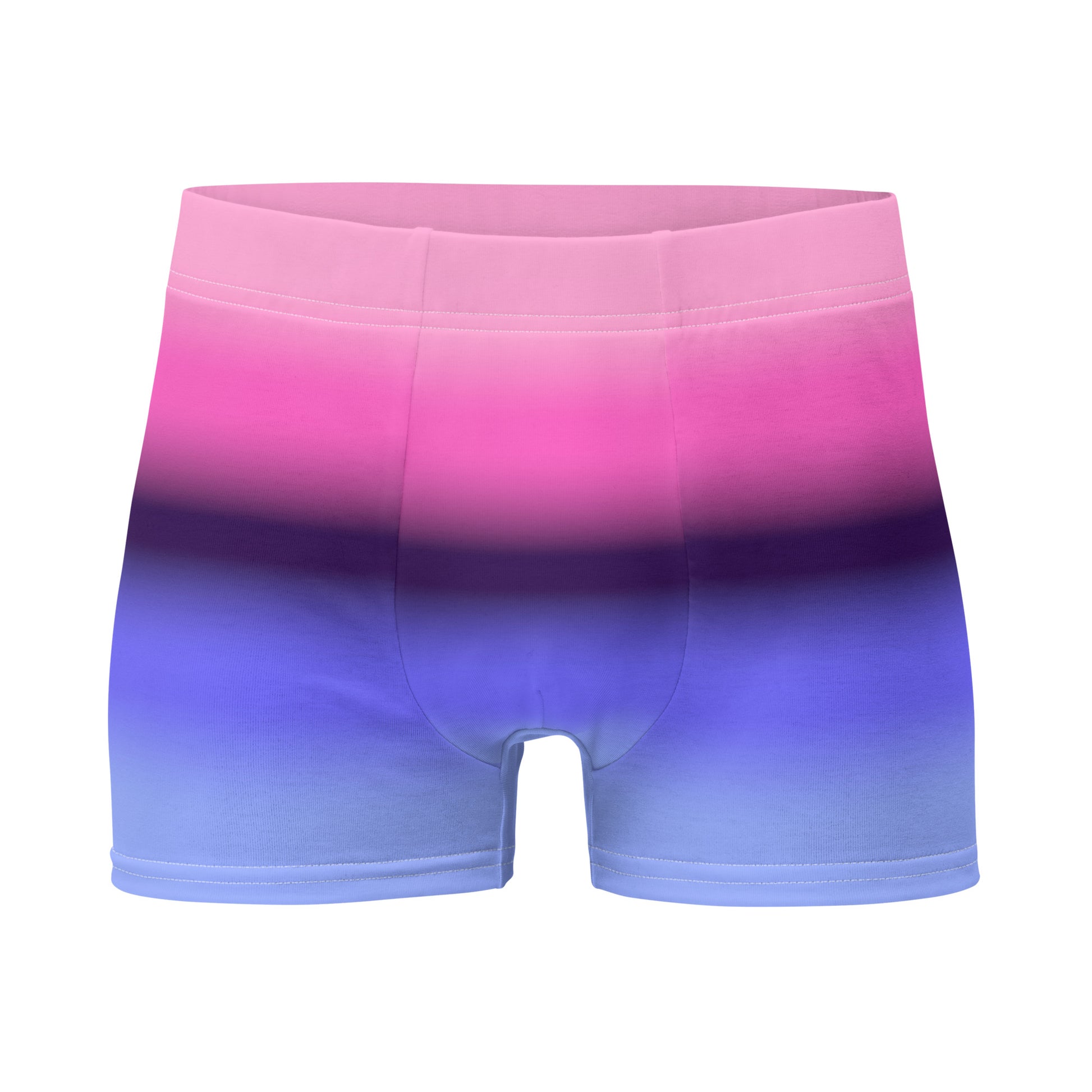 Omnisexual Pride Boxer Briefs Underwear in Ombre Omnisexual all-over-print-boxer-briefs-white-front-655d234046b83