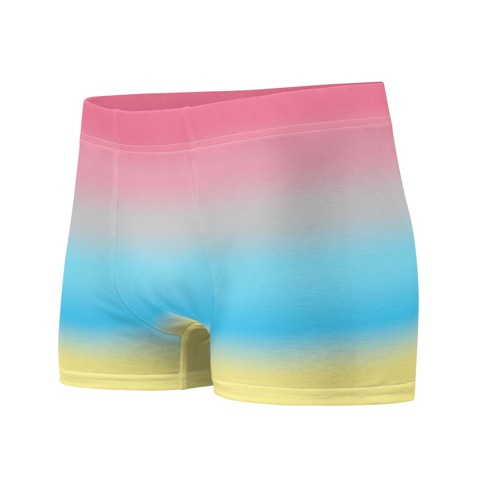 Genderflux Pride Boxer Briefs Underwear in Ombre all-over-print-boxer-briefs-white-left-front-655d21843e4cf