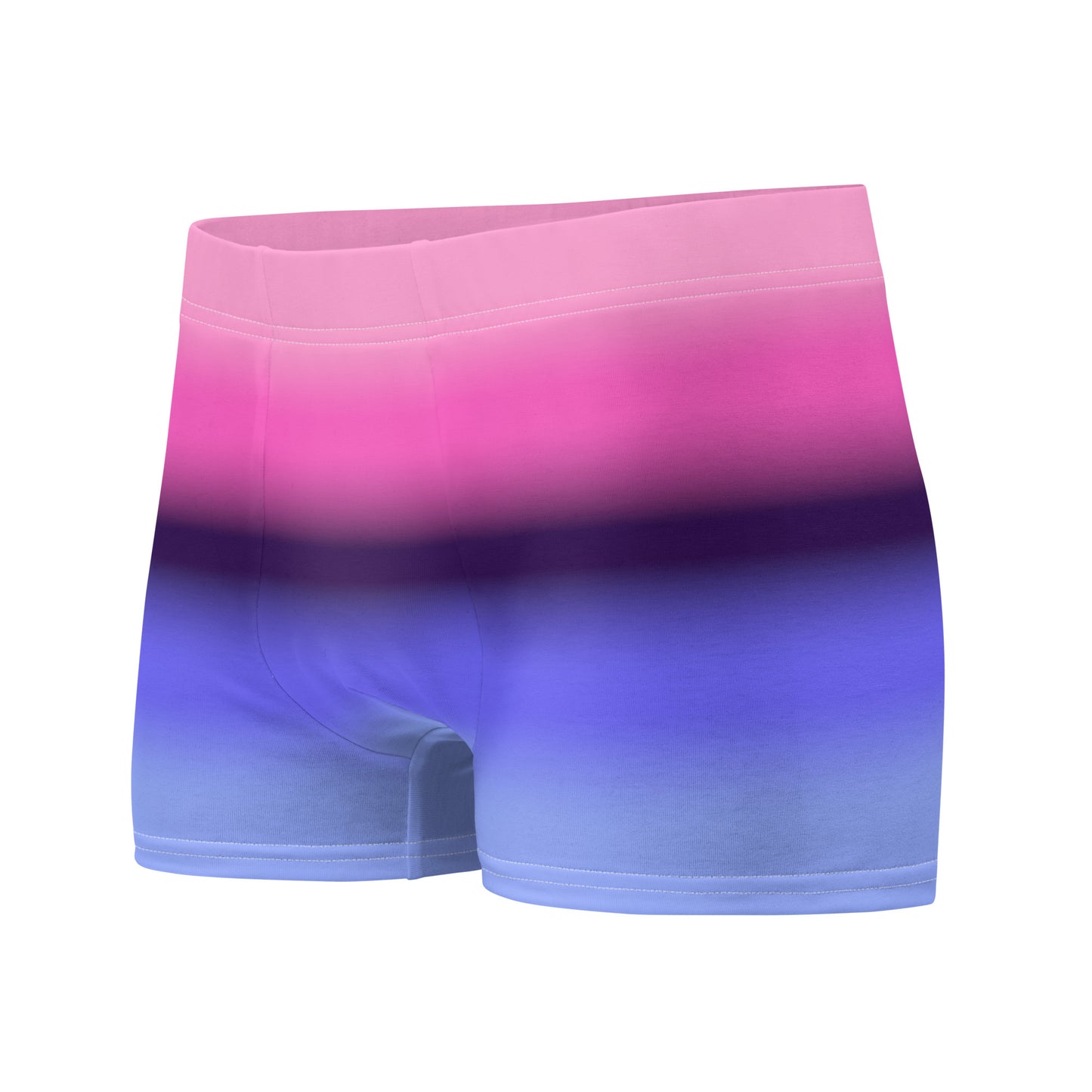 Omnisexual Pride Boxer Briefs Underwear in Ombre all-over-print-boxer-briefs-white-left-front-655d234046aa2