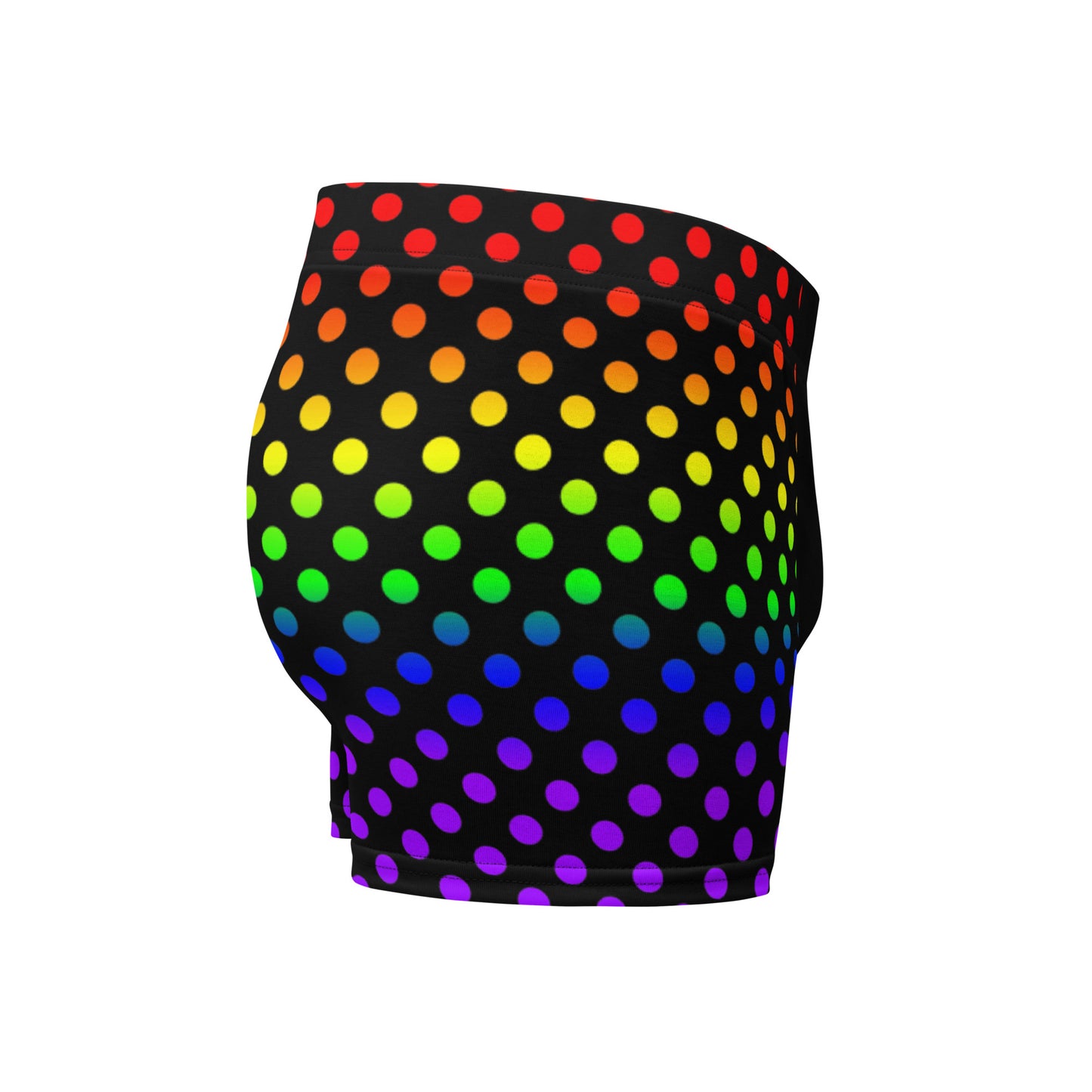 LGBTQ Pride Mens Boxer Briefs Underwear Ombre Rainbow Dots all-over-print-boxer-briefs-white-right-665006bcc8991