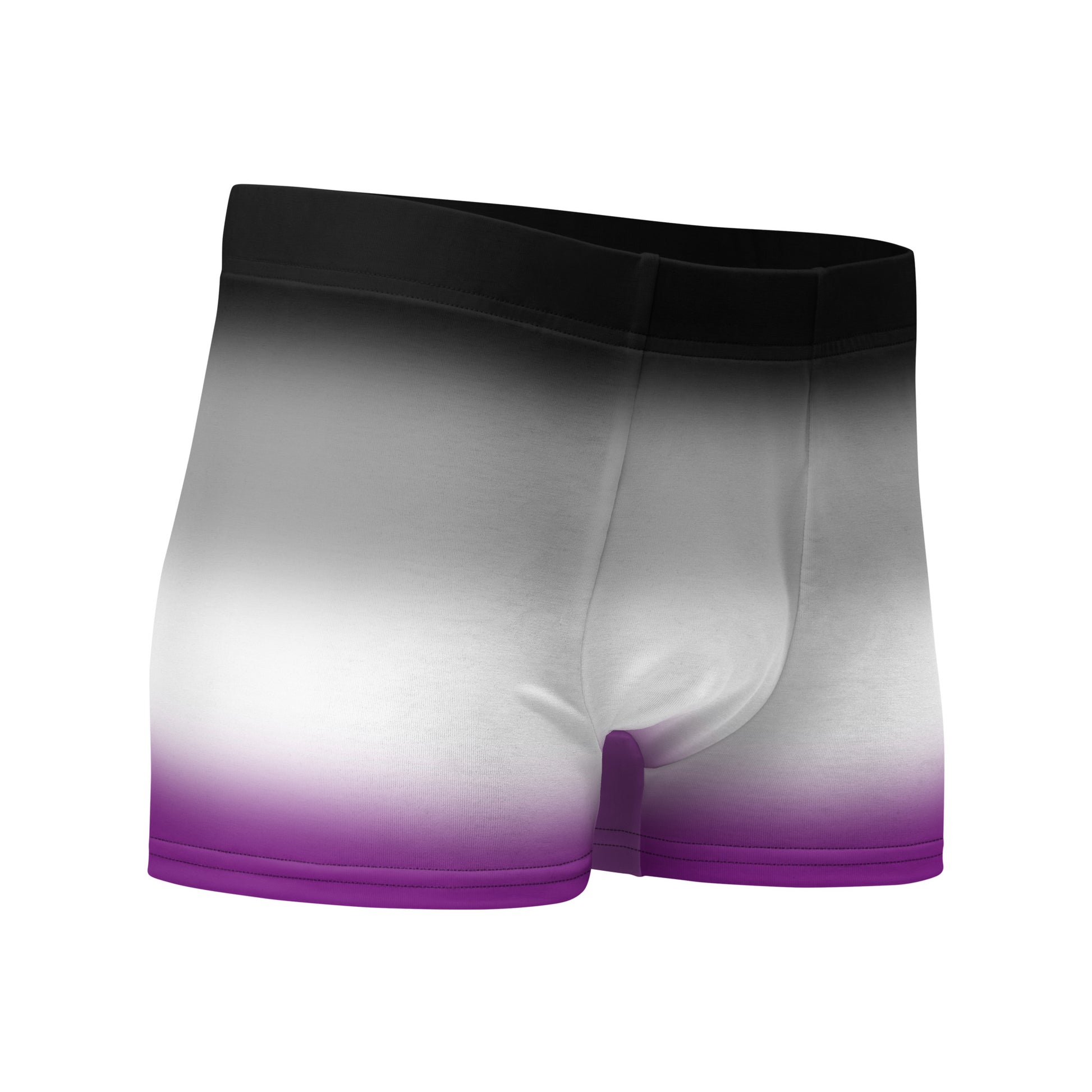 Asexual Ace Pride Boxer Briefs Underwear in Ombre all-over-print-boxer-briefs-white-right-front-655d1e536c274