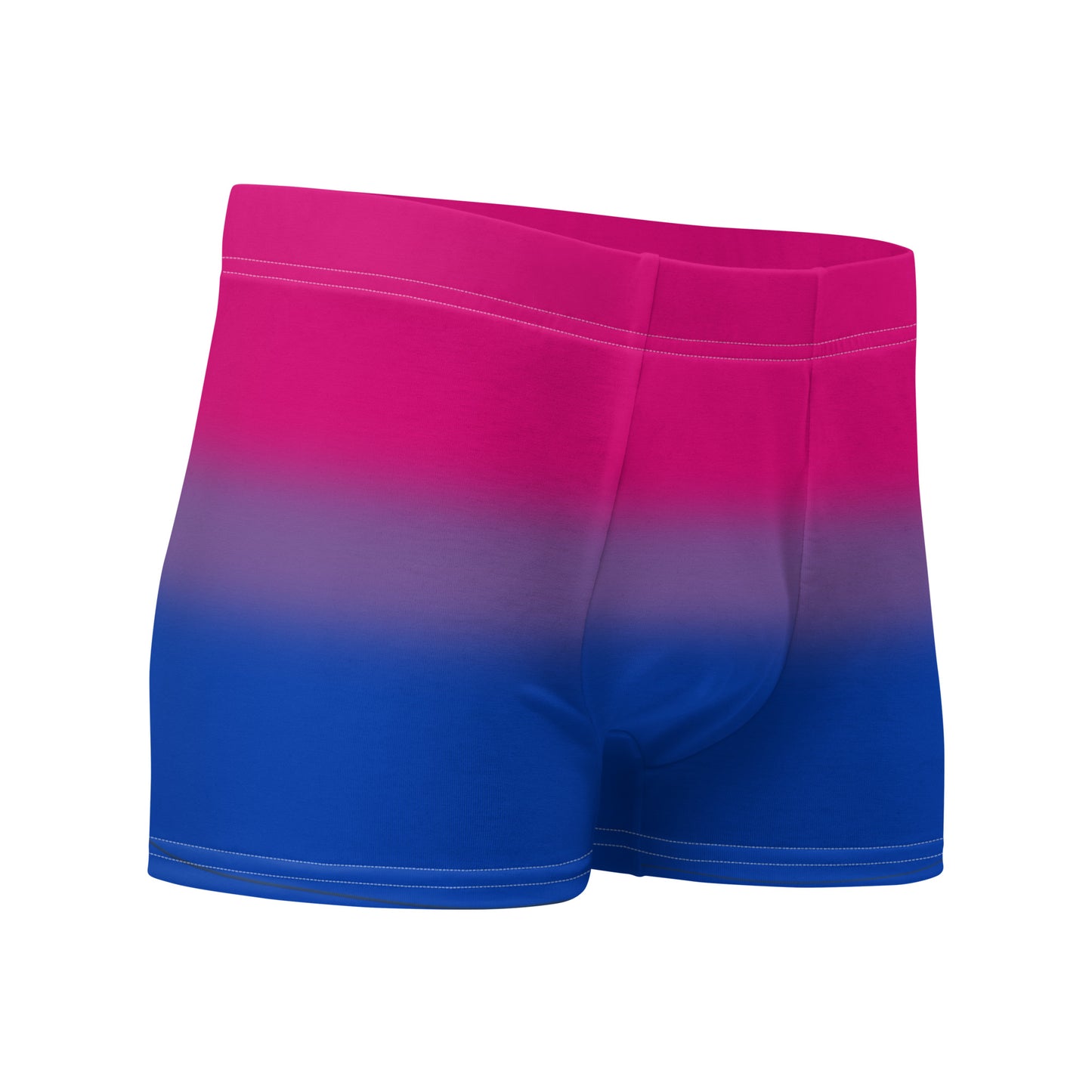 Bisexual Bi Pride Boxer Briefs Underwear in Ombre all-over-print-boxer-briefs-white-right-front-655d1f58d9f22