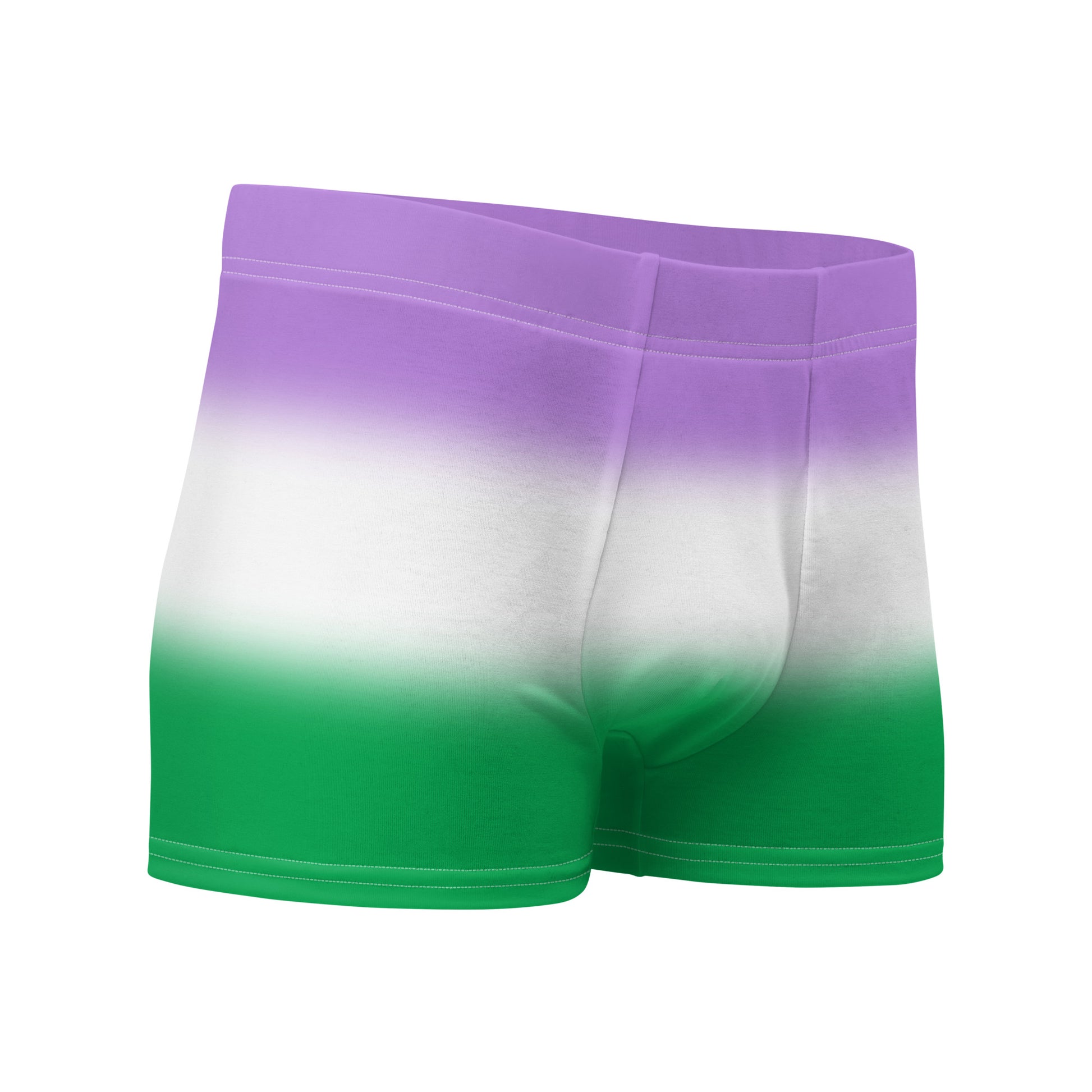 Genderqueer Pride Boxer Briefs Underwear in Ombre all-over-print-boxer-briefs-white-right-front-655d227d825f3