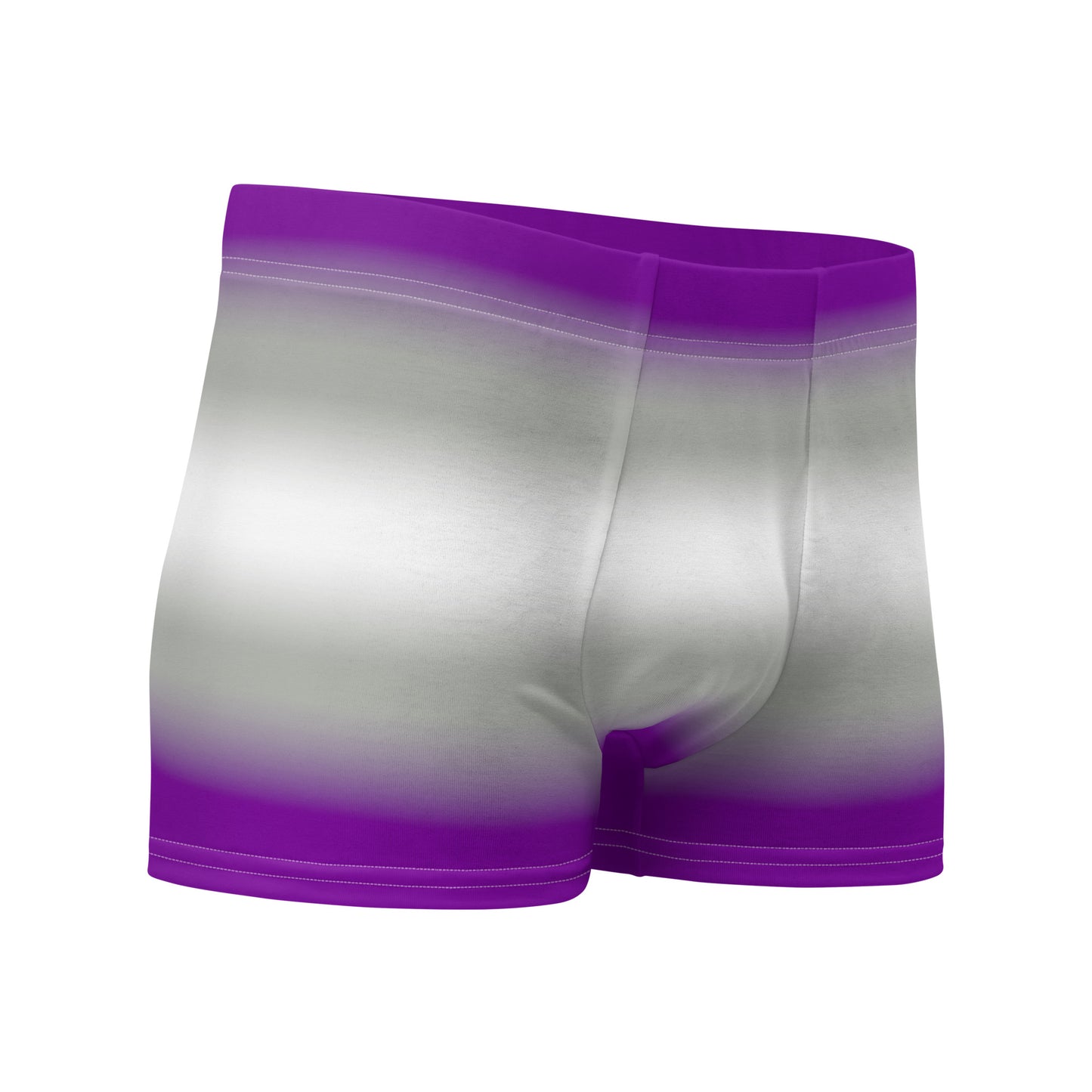 Greysexual Pride Boxer Briefs Underwear in Ombre all-over-print-boxer-briefs-white-right-front-655d22dbee262