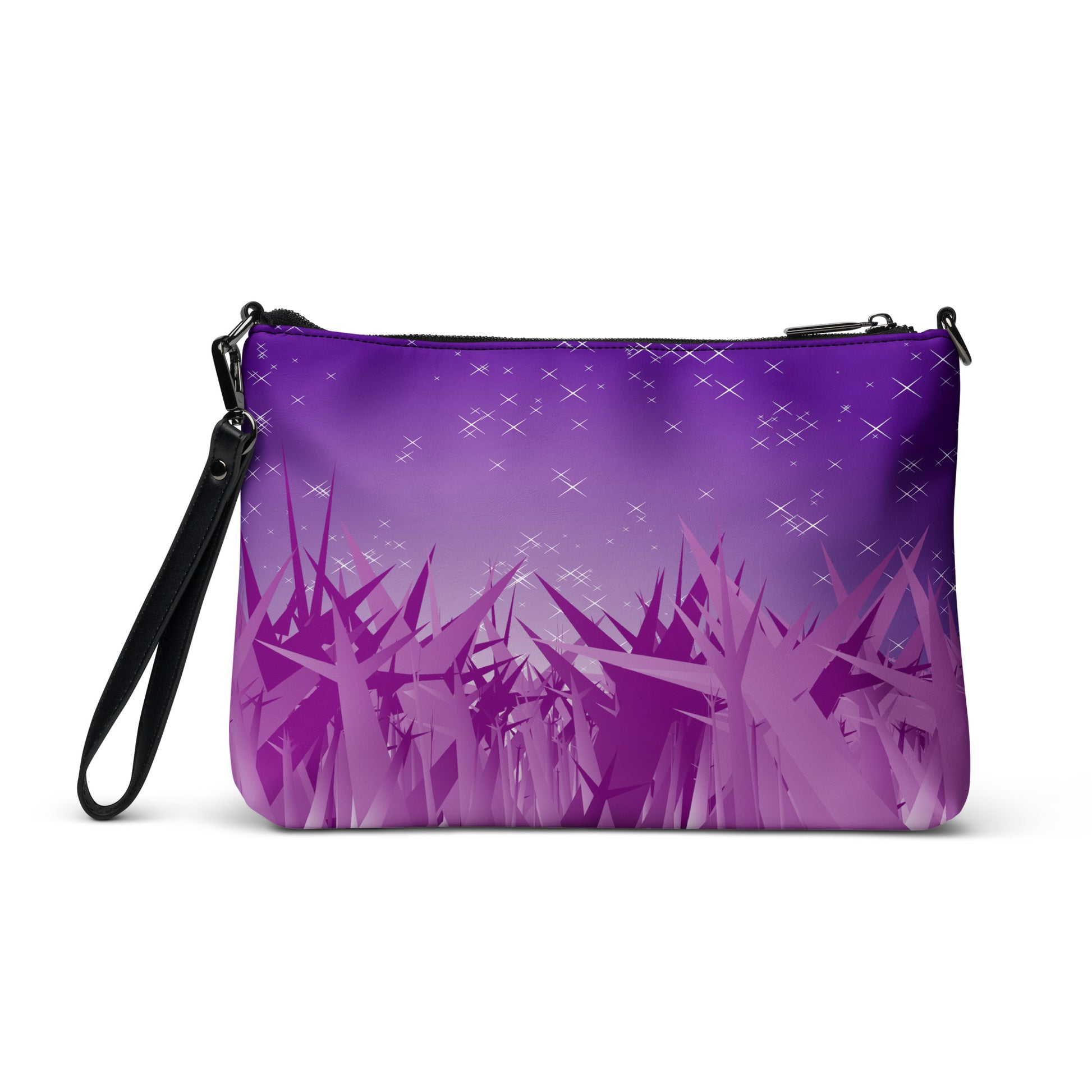 Stars at Night Purse Handbag all-over-print-crossbody-bag-black-back-668da21d2651f