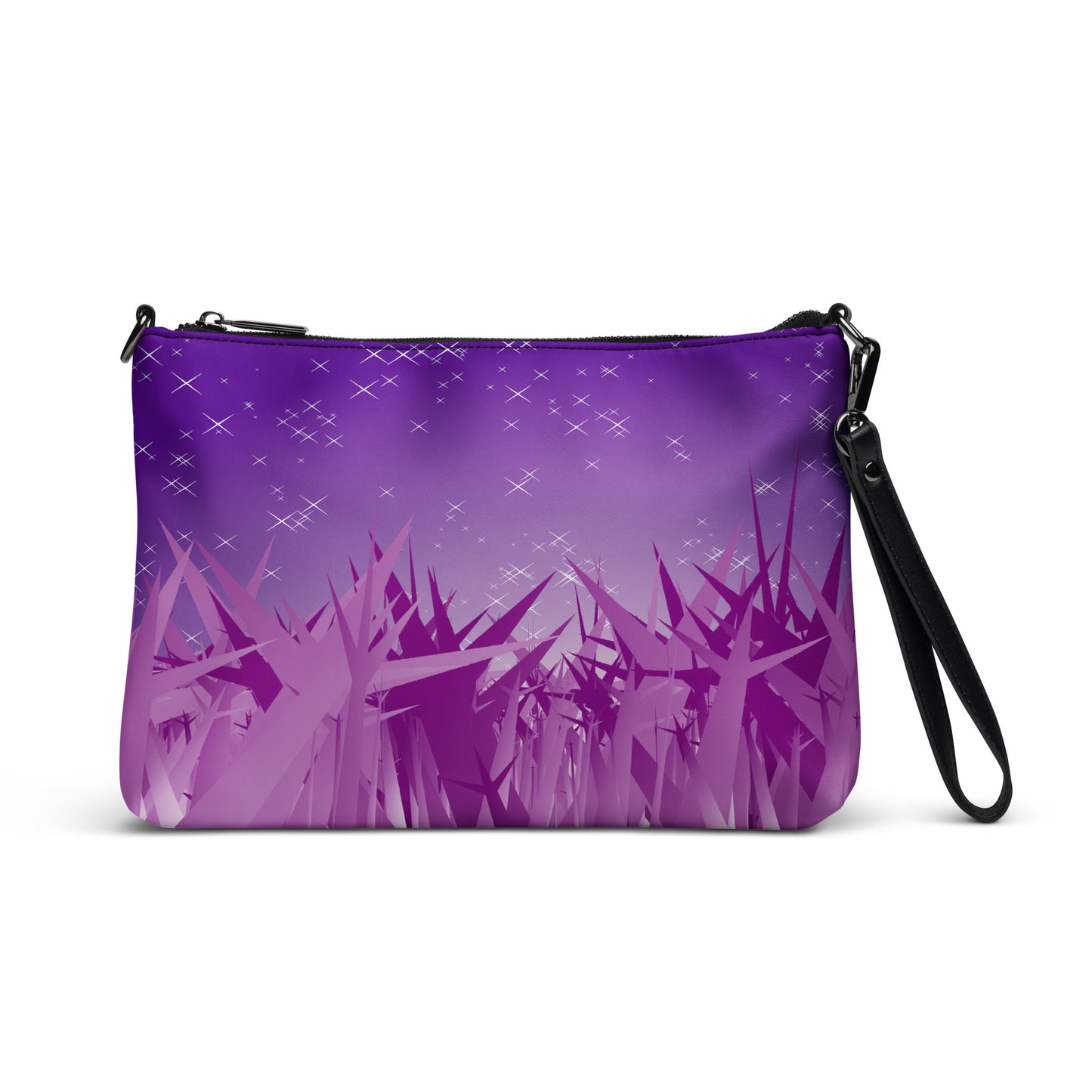 Stars at Night Purse Handbag Default Title all-over-print-crossbody-bag-black-front-668da21d24cf5