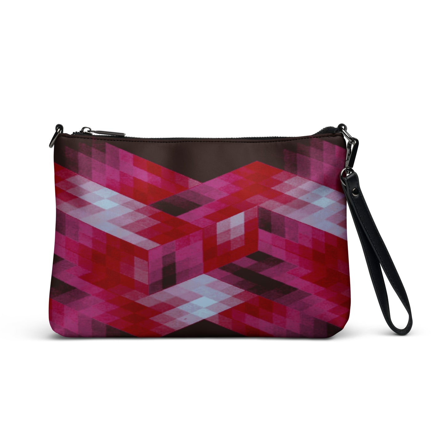 Red Number Five Purse Handbag Default Title all-over-print-crossbody-bag-black-front-668da367767e5