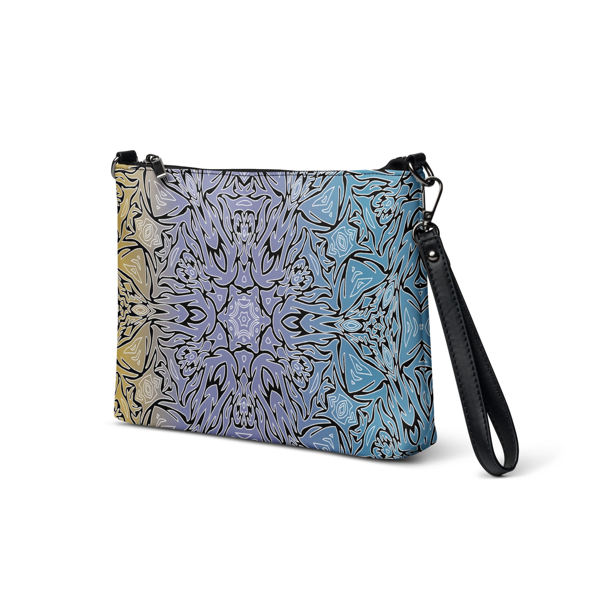 Midnight Dreams Purse Handbag all-over-print-crossbody-bag-black-left-front-668da1be3d7c6