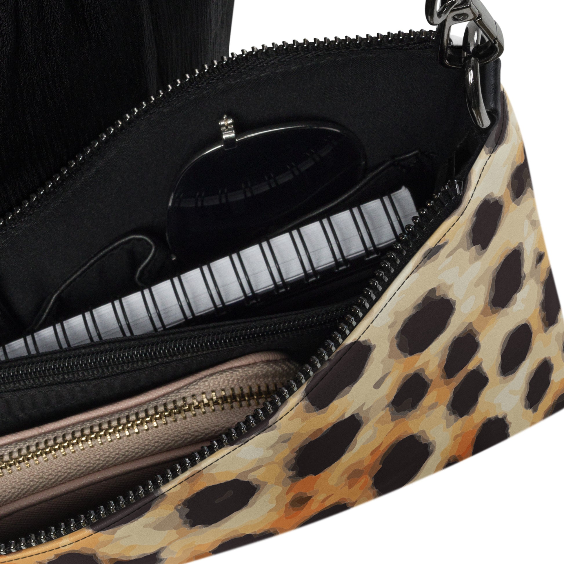 Abstract Cheetah Print Purse Handbag all-over-print-crossbody-bag-black-product-details-2-668d9a6eba977