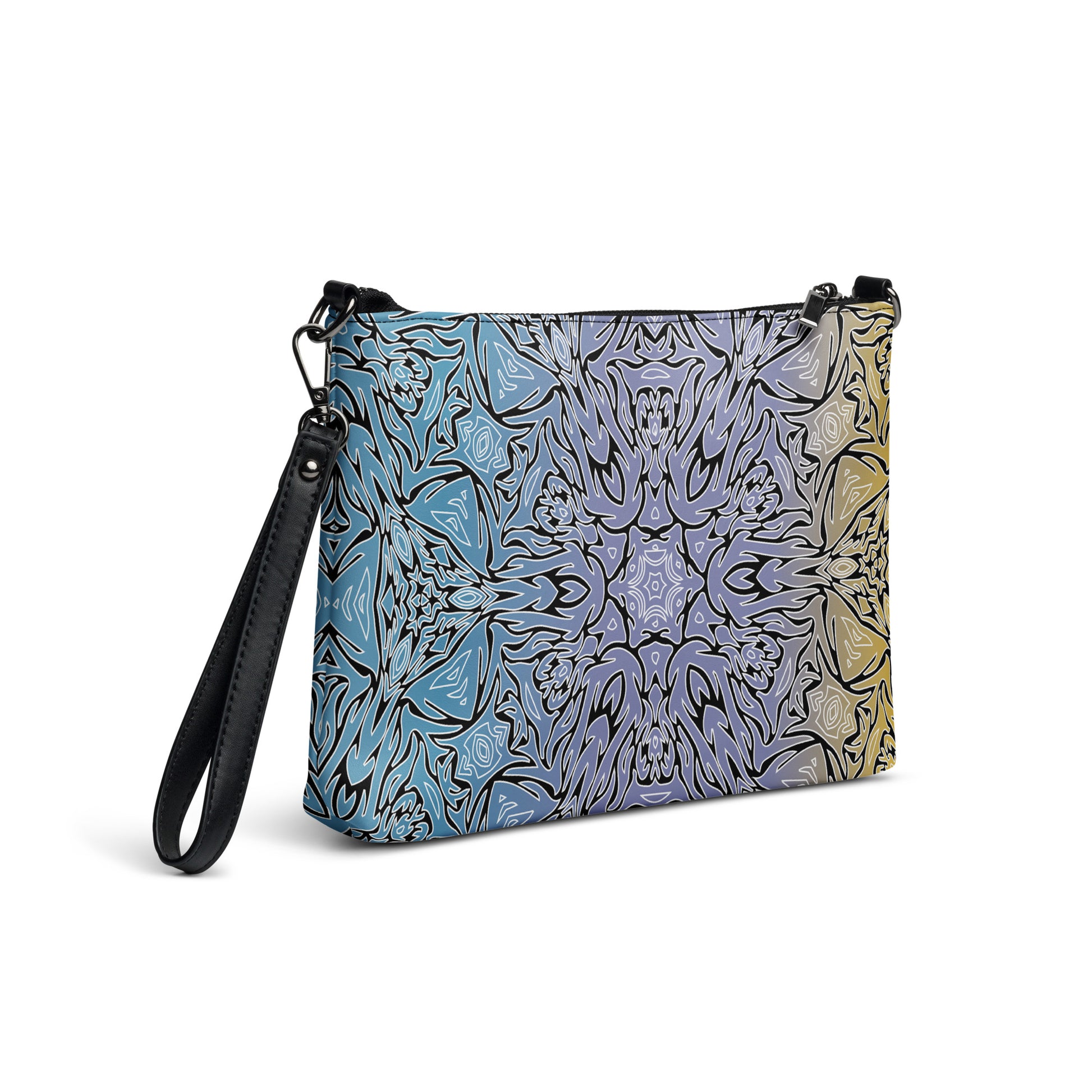 Midnight Dreams Purse Handbag all-over-print-crossbody-bag-black-right-back-668da1be3dab2