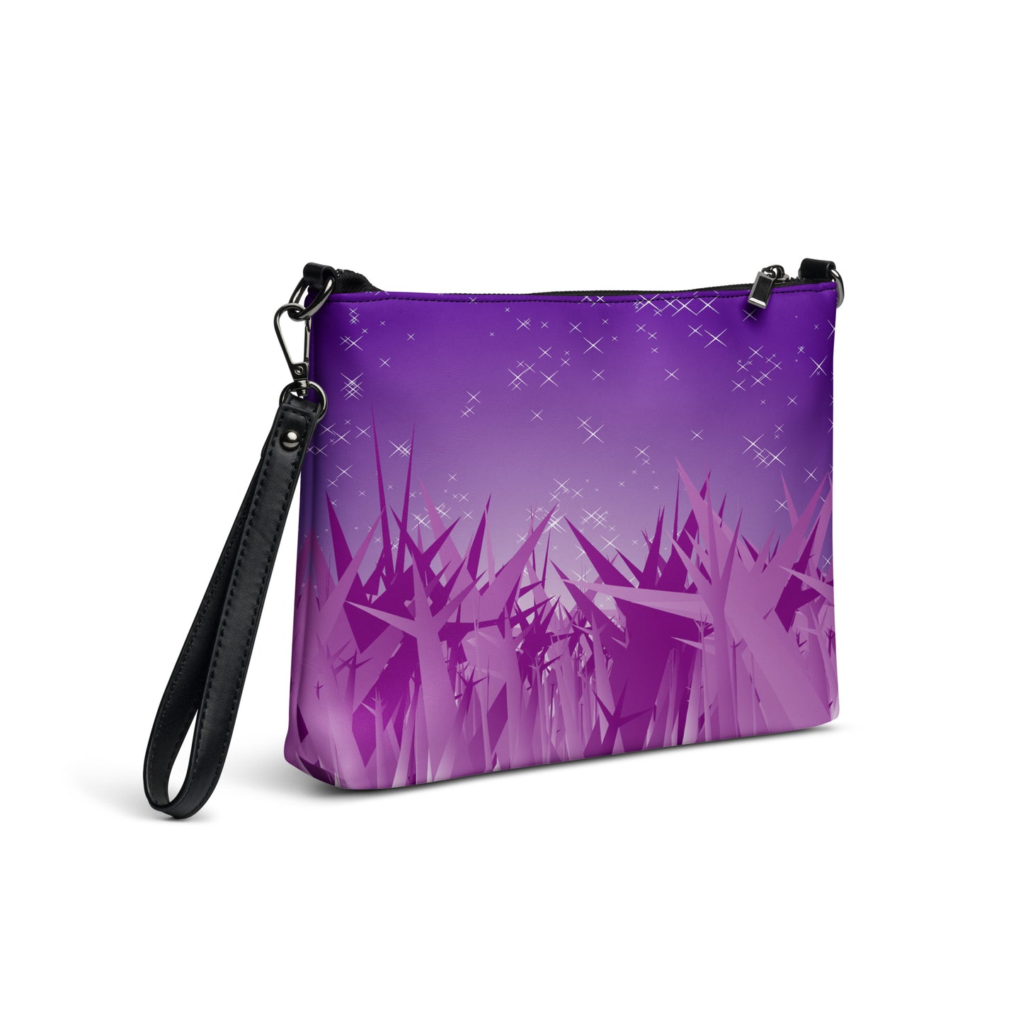 Stars at Night Purse Handbag all-over-print-crossbody-bag-black-right-back-668da21d26673