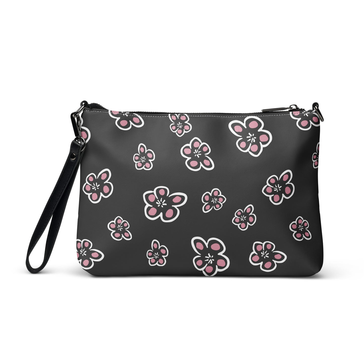 Flowering Plum Purse Handbag all-over-print-crossbody-bag-white-back-668d8b2c4de0a