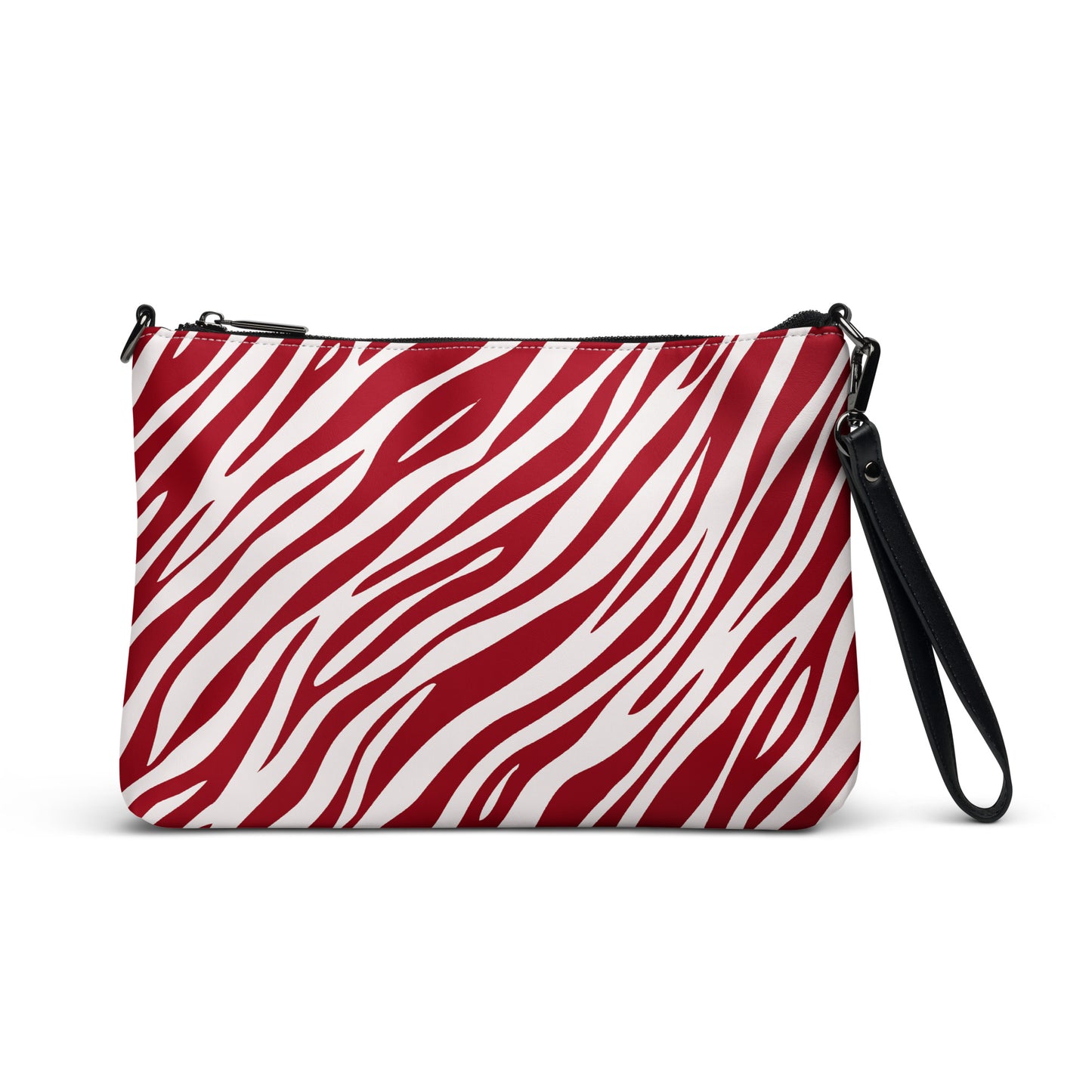 Red Zebra Print Purse Handbag Default Title all-over-print-crossbody-bag-white-front-668d9e1f8ae17