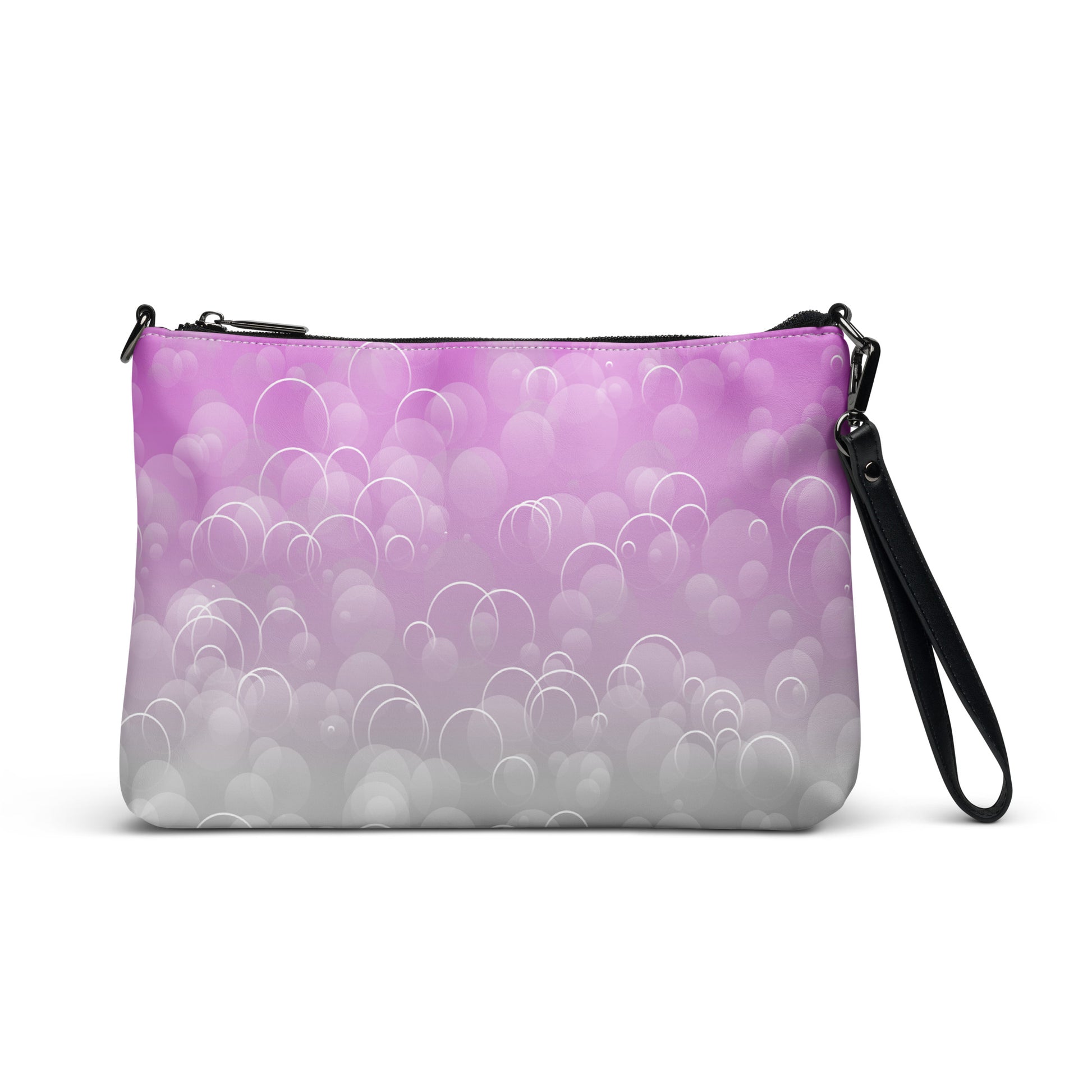 Dancing Bubbles Purse Handbag Default Title all-over-print-crossbody-bag-white-front-668d9fa18fd50