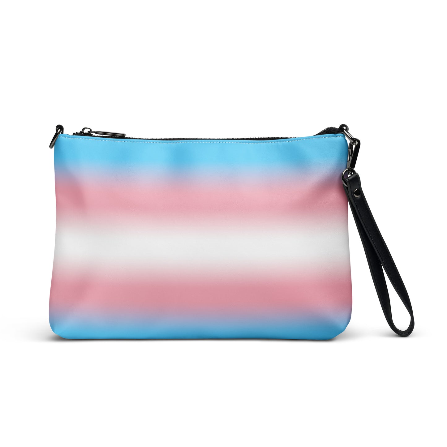 Transgender Trans Ombre Purse Handbag Transgender all-over-print-crossbody-bag-white-front-668da3e7dcbf7