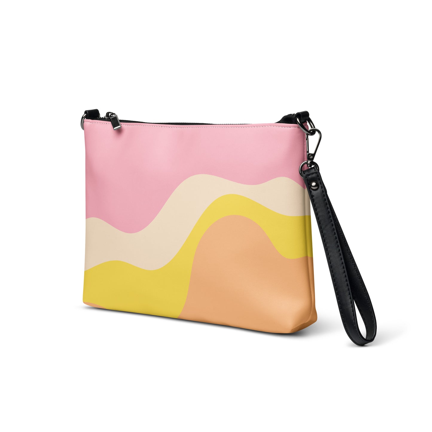 Abstract Desert Sunset Purse Handbag all-over-print-crossbody-bag-white-left-front-668d9b2eb9b07