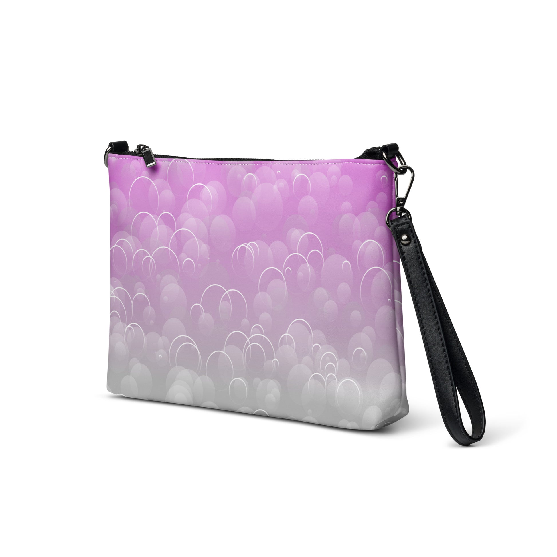 Dancing Bubbles Purse Handbag all-over-print-crossbody-bag-white-left-front-668d9fa191b9b