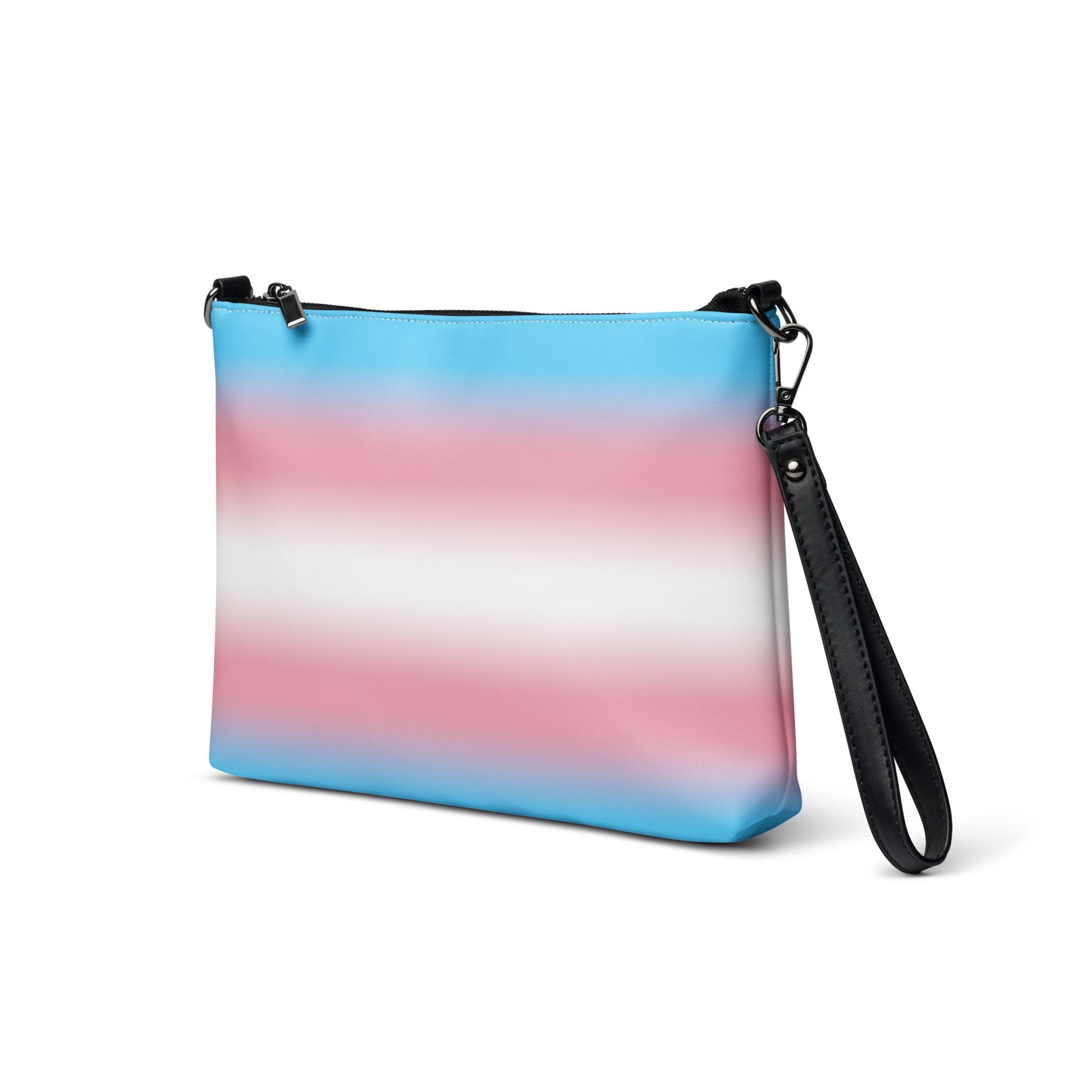 Transgender Trans Ombre Purse Handbag all-over-print-crossbody-bag-white-left-front-668da3e7de5bb