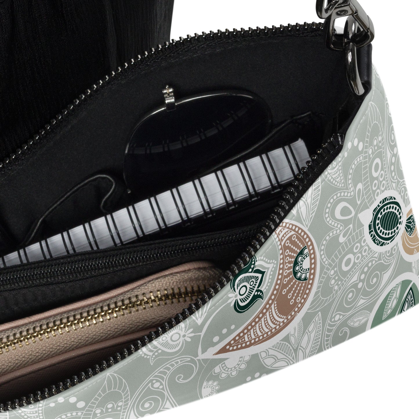 Paisley Mint Purse Handbag all-over-print-crossbody-bag-white-product-details-2-668d8c5314e8f