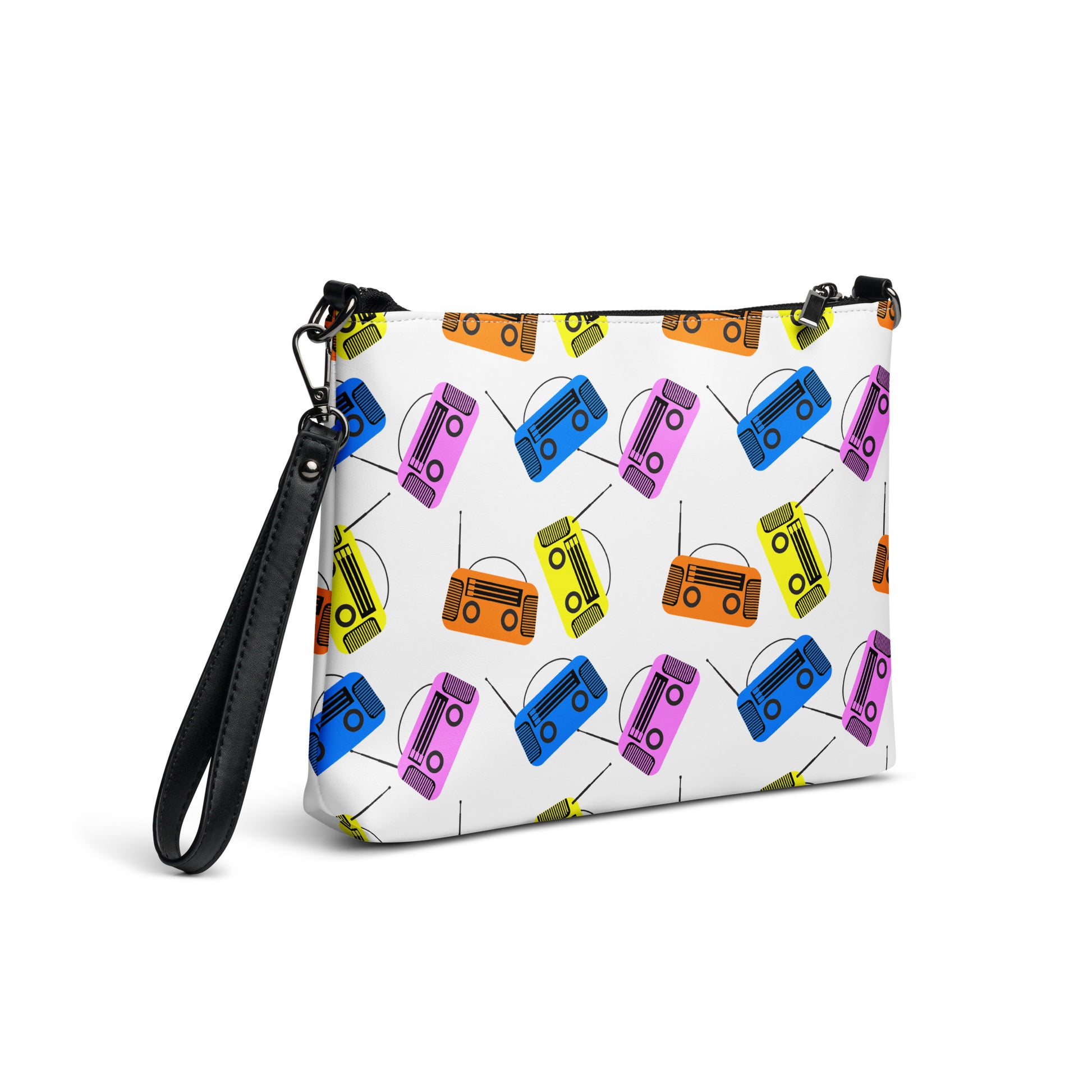 80s Boombox Era Purse Handbag all-over-print-crossbody-bag-white-right-back-668d88d841c73