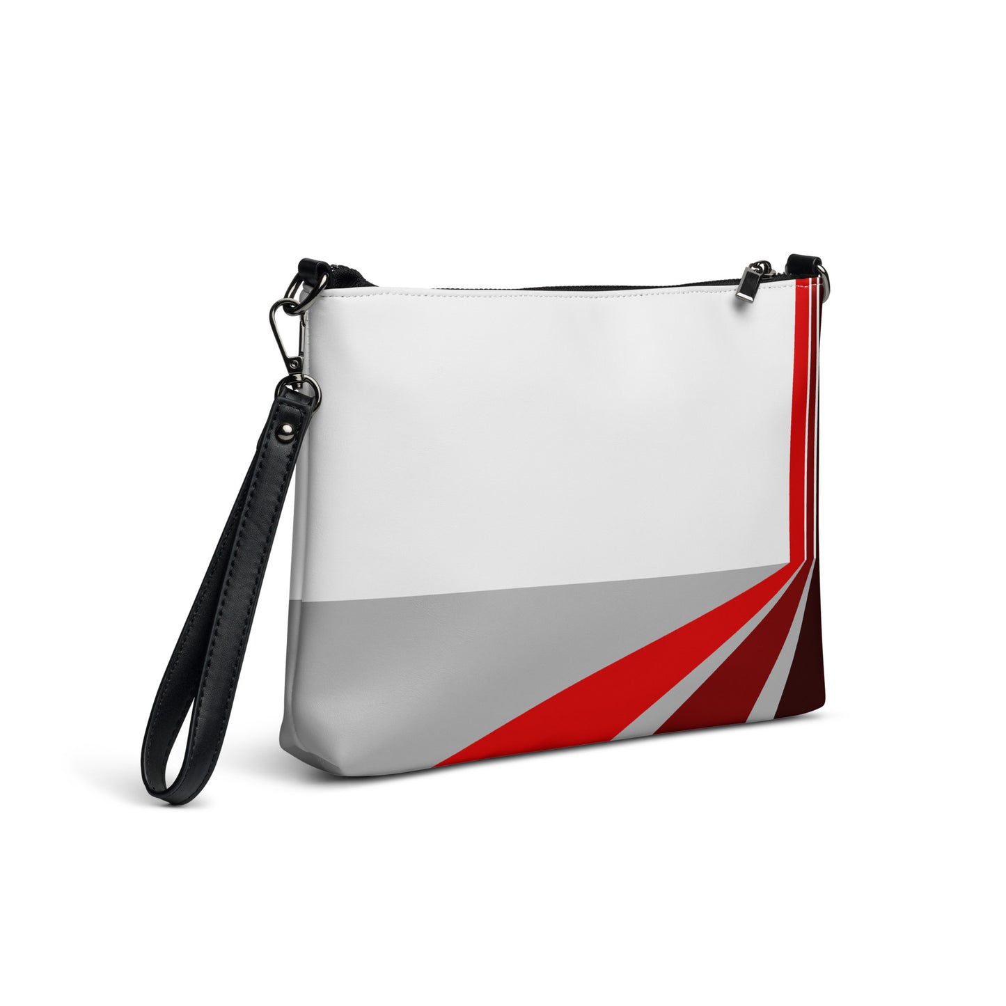 Modern Red Lines Purse Handbag all-over-print-crossbody-bag-white-right-back-668d8a5e8808c