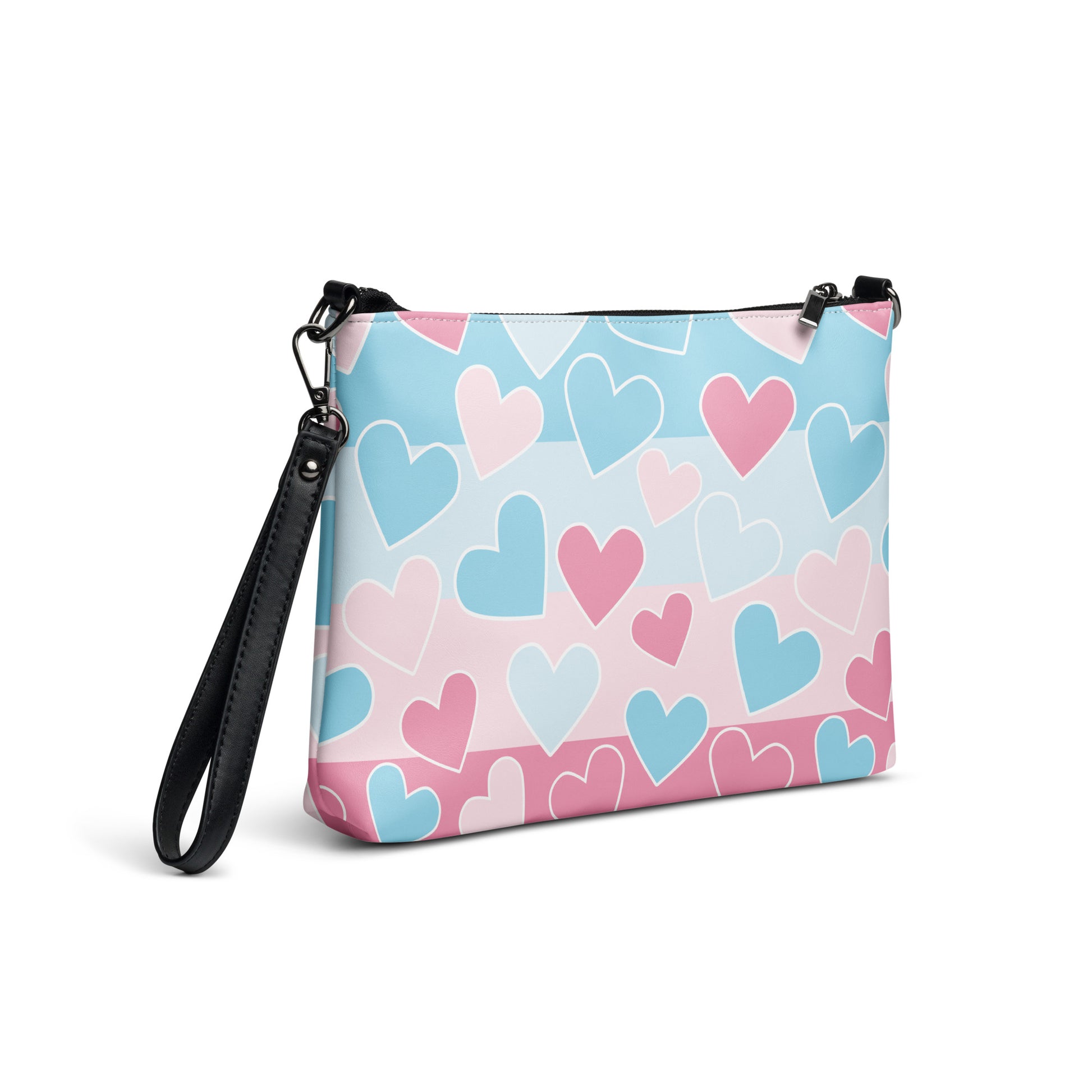 Transitions of Love Purse Handbag all-over-print-crossbody-bag-white-right-back-668d95c99ce5f