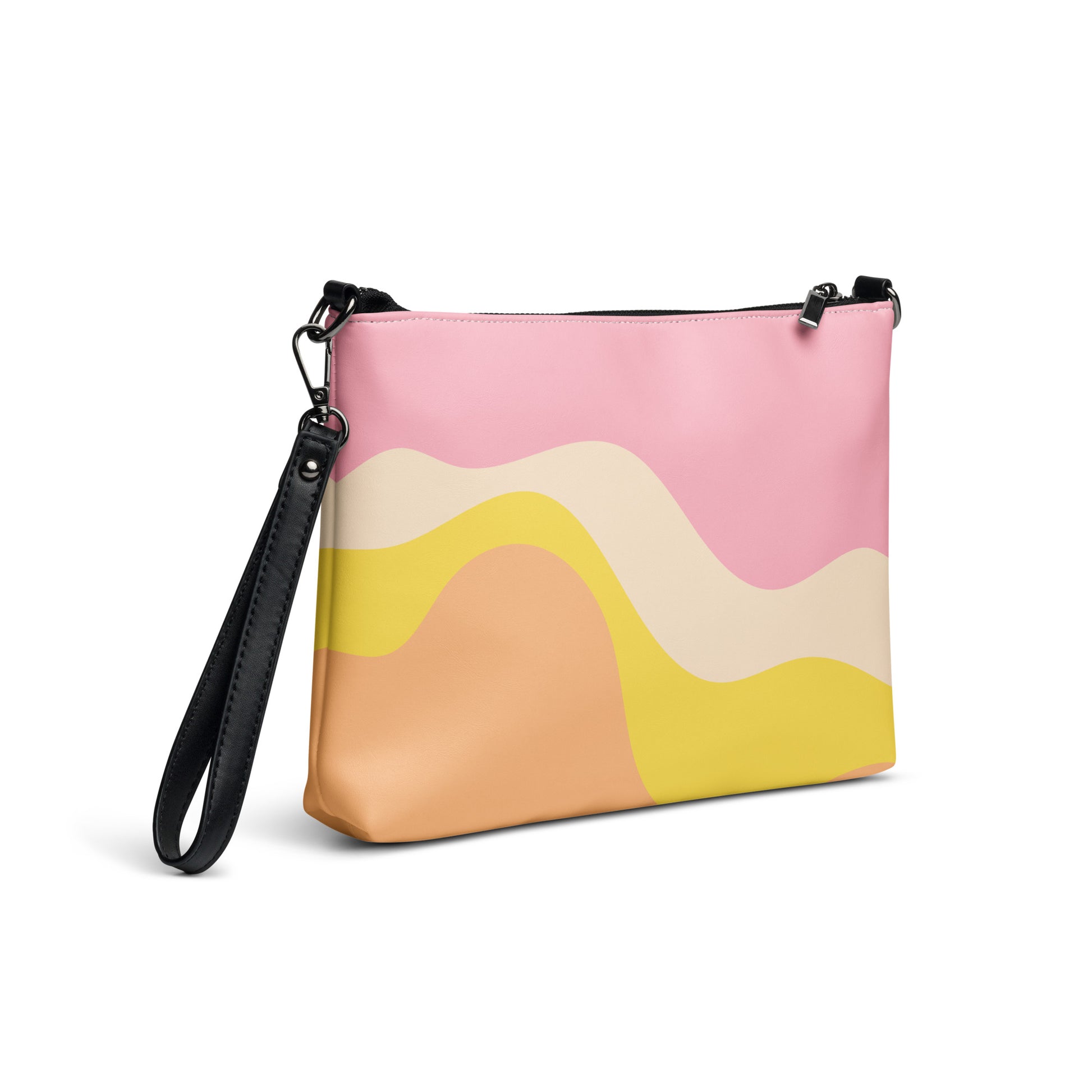 Abstract Desert Sunset Purse Handbag all-over-print-crossbody-bag-white-right-back-668d9b2eb9df9