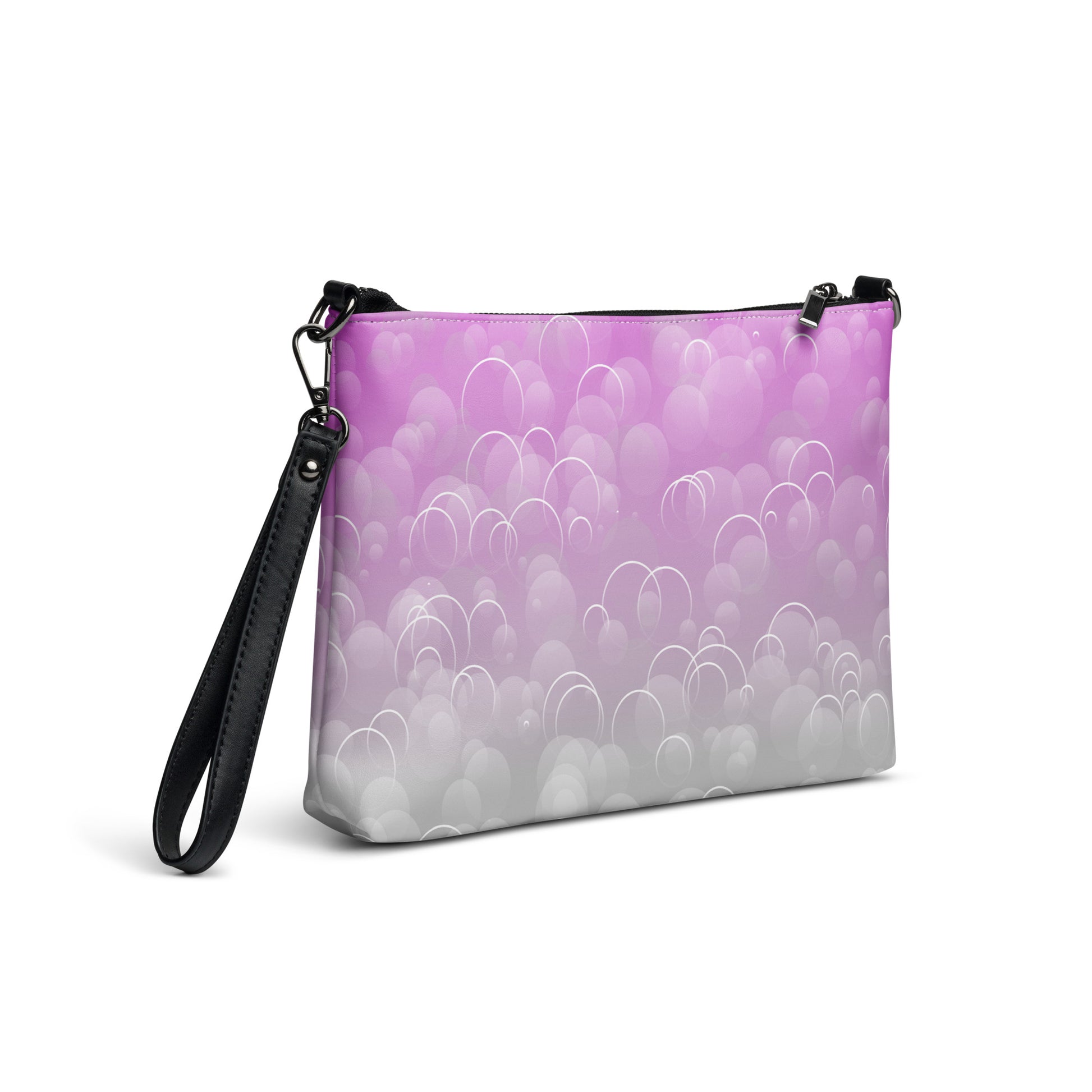 Dancing Bubbles Purse Handbag all-over-print-crossbody-bag-white-right-back-668d9fa191e40