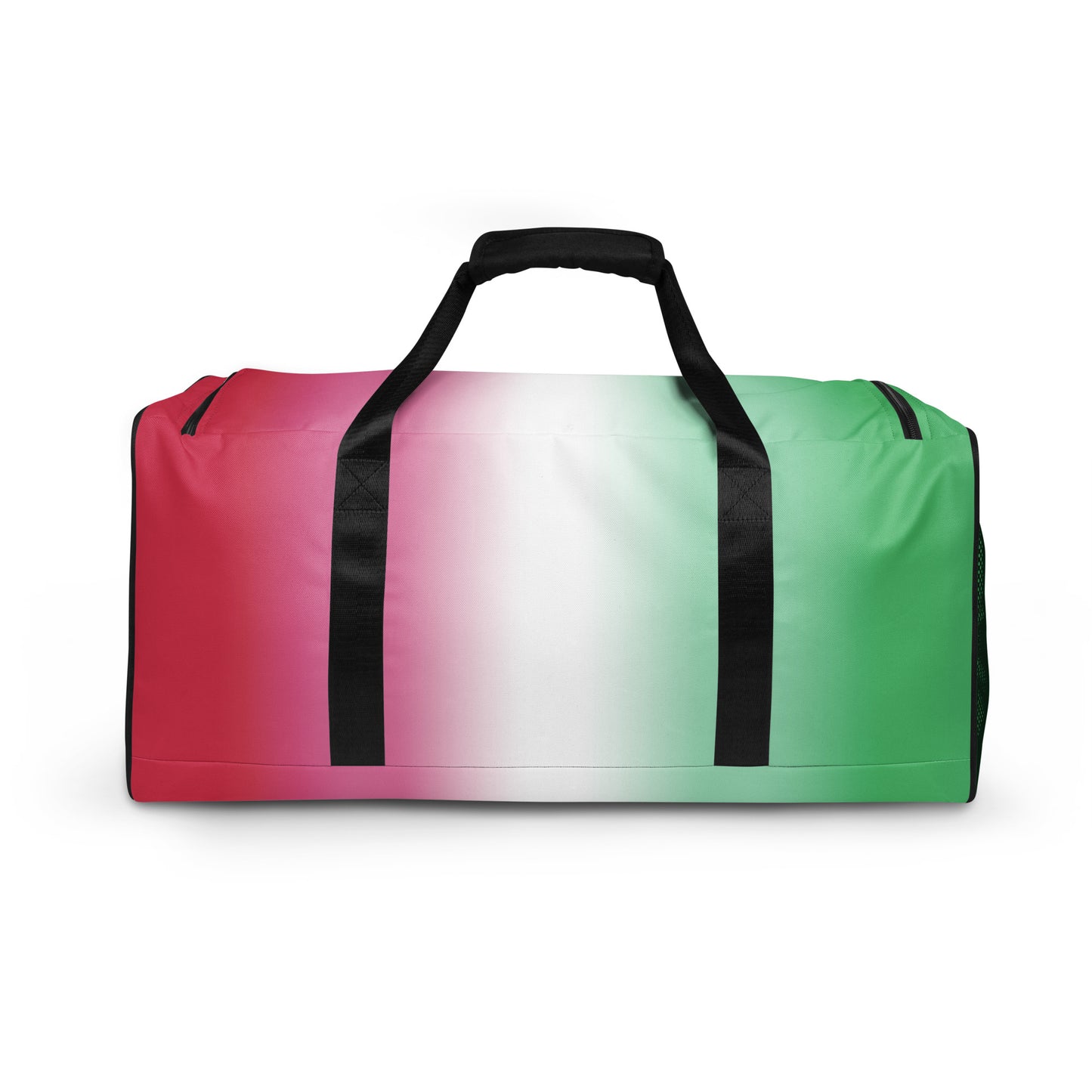 Abrosexual Pride Weekender Duffle Bag in Ombre all-over-print-duffle-bag-white-back-654bb8c07b0e1