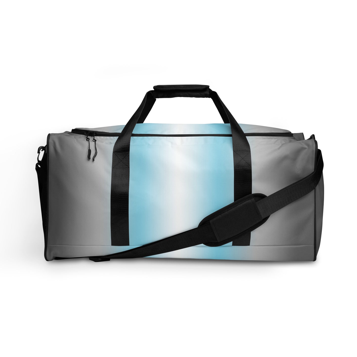 Demiboy Pride Weekender Duffel Bag in Ombre Demiboy all-over-print-duffle-bag-white-front-654bb9571247d