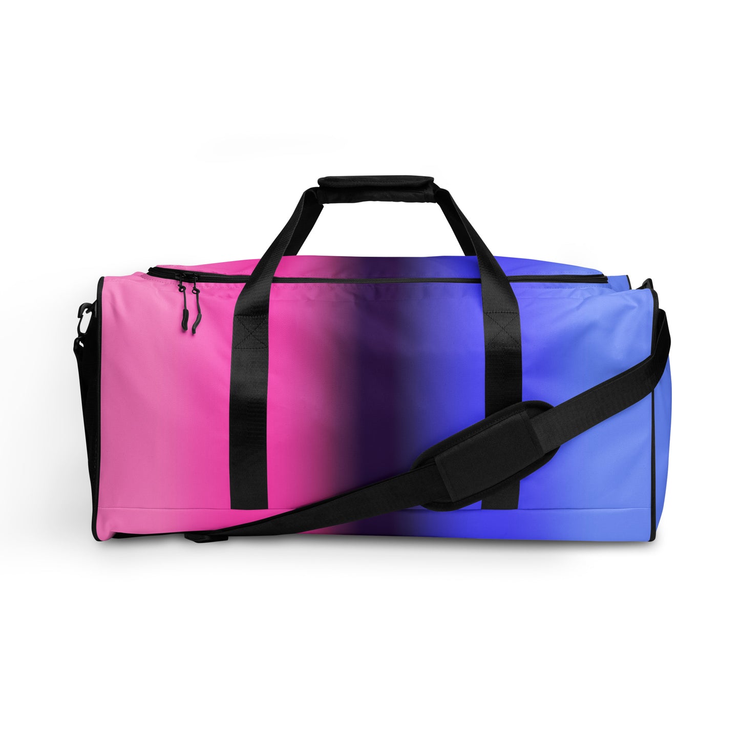 Omnisexual Pride Weekender Duffel Bag in Ombre Omnisexual all-over-print-duffle-bag-white-front-654bbb7aa4c4d