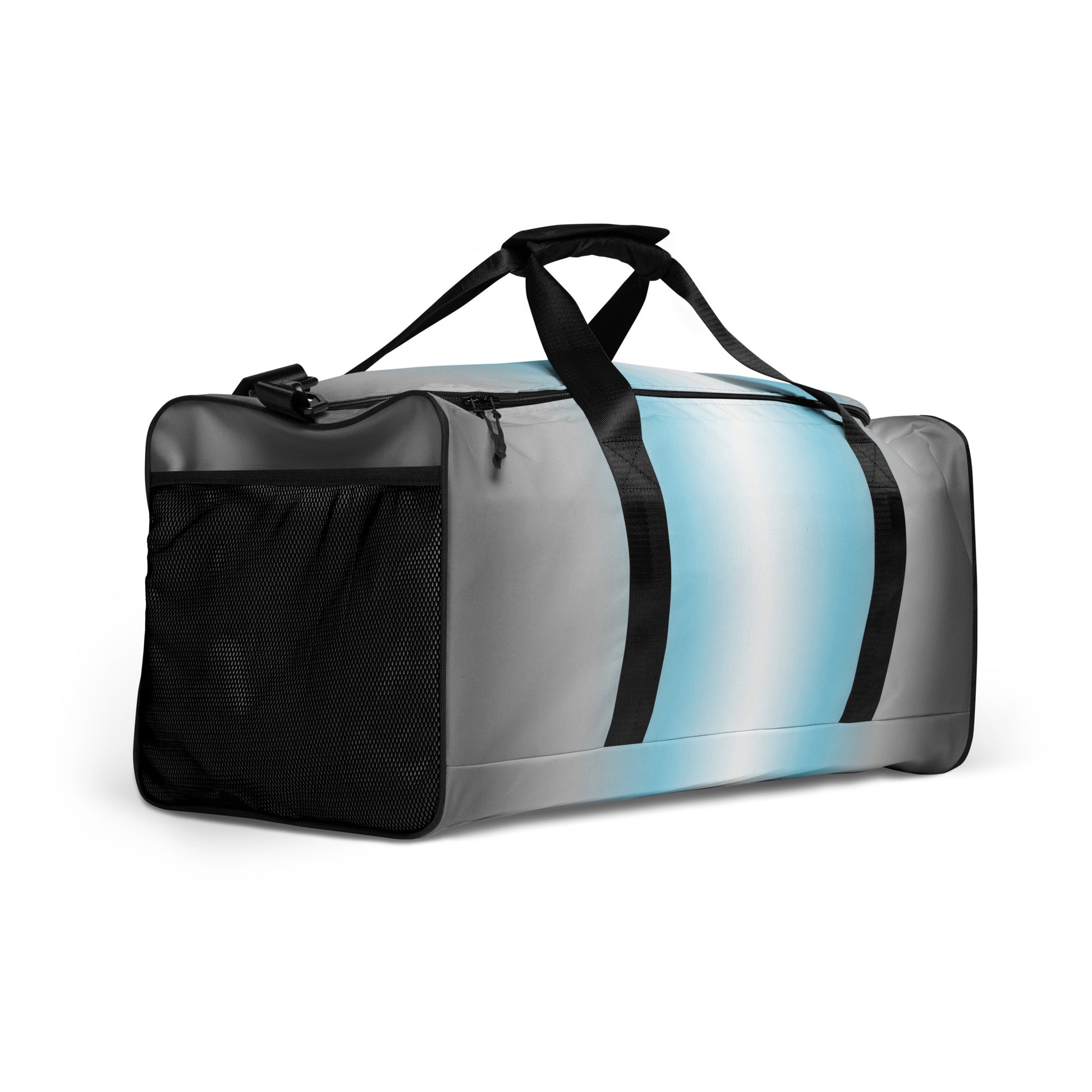 Demiboy Pride Weekender Duffel Bag in Ombre all-over-print-duffle-bag-white-right-front-654bb957131c6