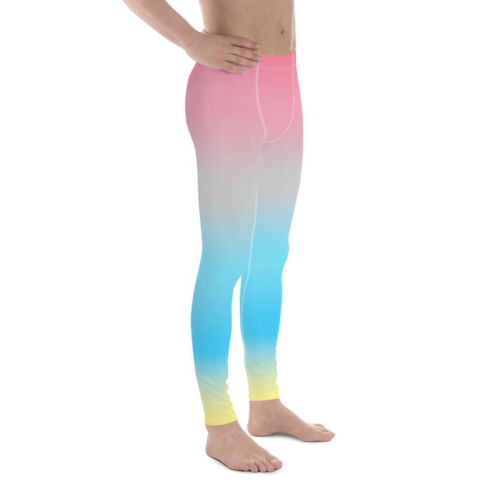 Genderflux Pride Men's Leggings - Ombre all-over-print-mens-leggings-white-right-64cae4238f9b7