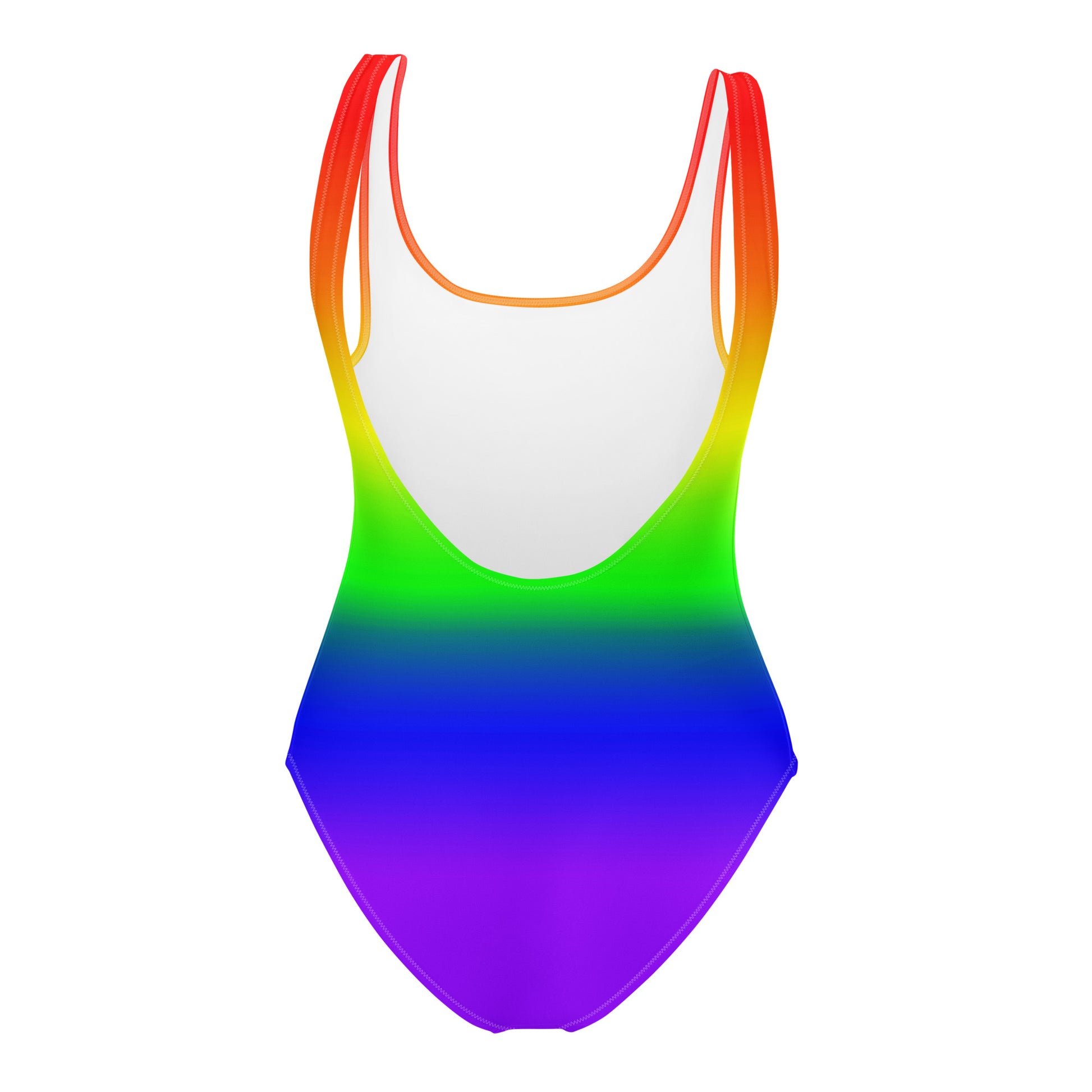 LGBTQ Pride Rainbow One-Piece Swimsuit all-over-print-one-piece-swimsuit-white-back-65cbeca5e36b1