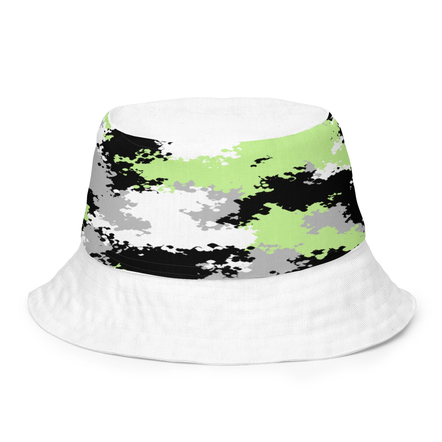 Agender Pride Reversible Bucket Hat in Ombre all-over-print-reversible-bucket-hat-white-front-inside-64c6ff84819e2