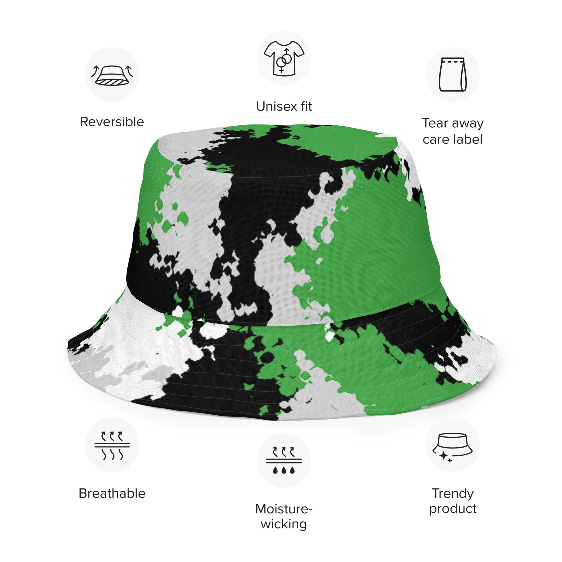 Demiromantic Pride Reversible Bucket Hat - Camo all-over-print-reversible-bucket-hat-white-front-outside-64c70863d375e