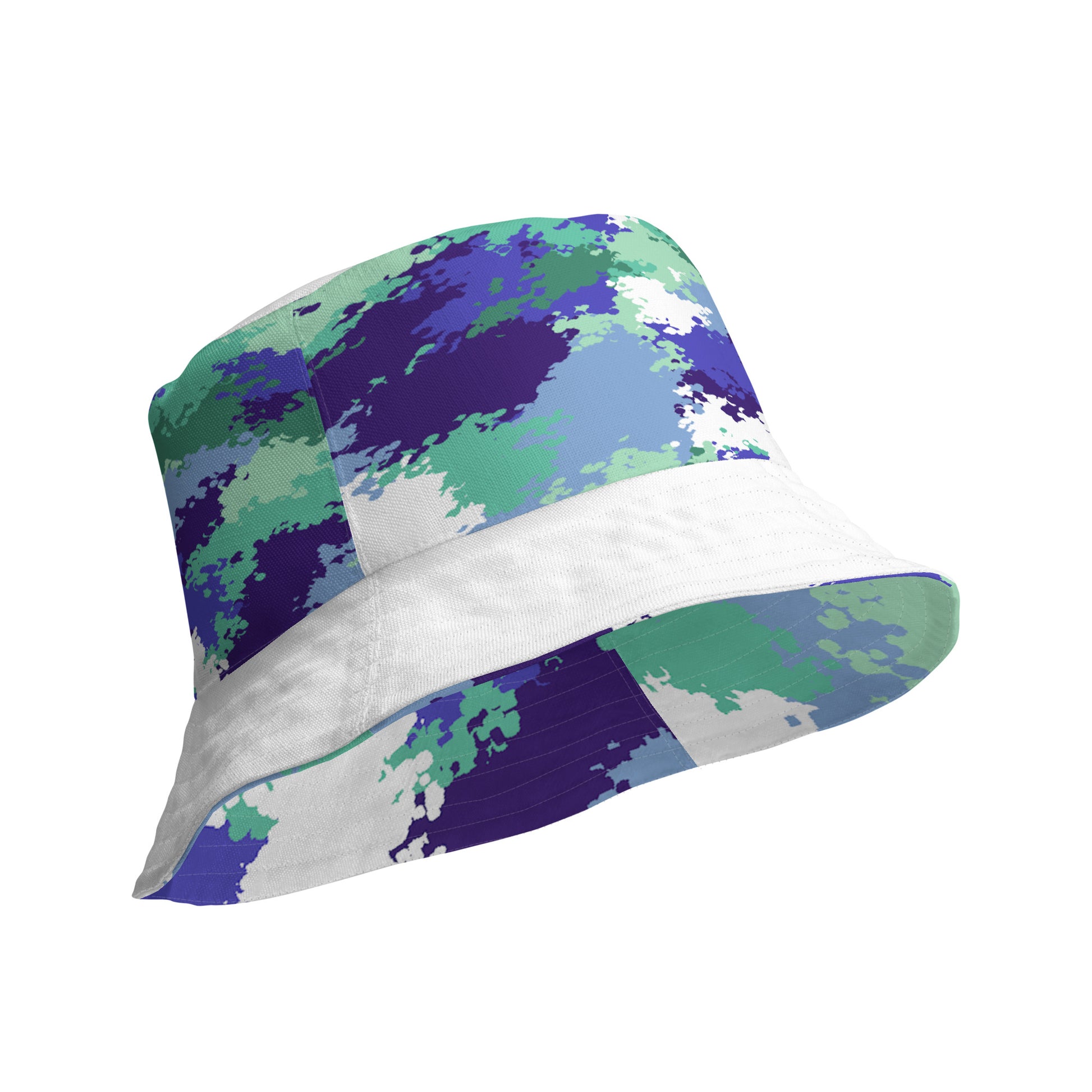 Gay MLM Vincian Pride Reversible Bucket Hat - Camo all-over-print-reversible-bucket-hat-white-product-details-inside-64c70977d9ceb