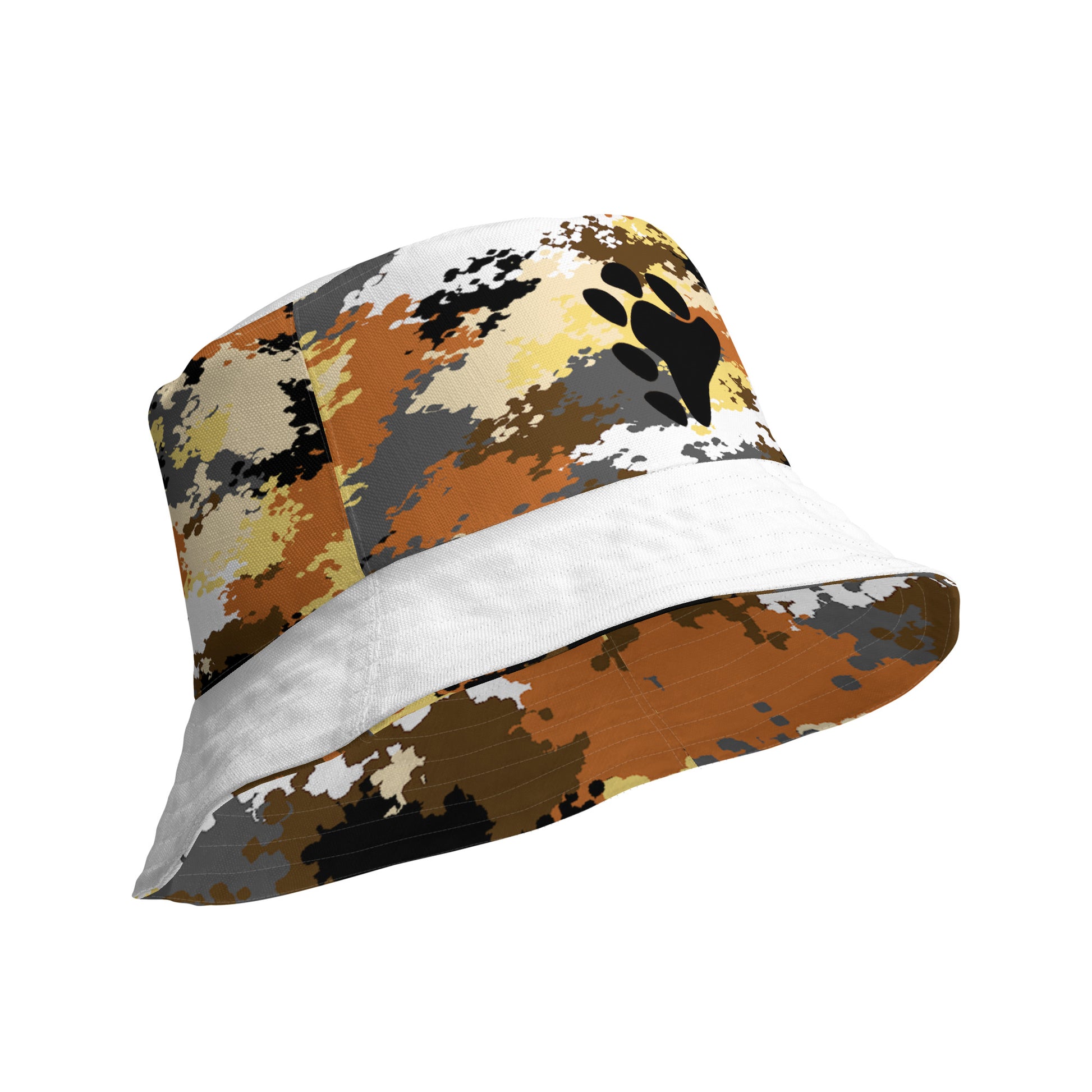 Gay Bear Pride Reversible Bucket Hat - Camo all-over-print-reversible-bucket-hat-white-product-details-inside-64c70d76de9fc