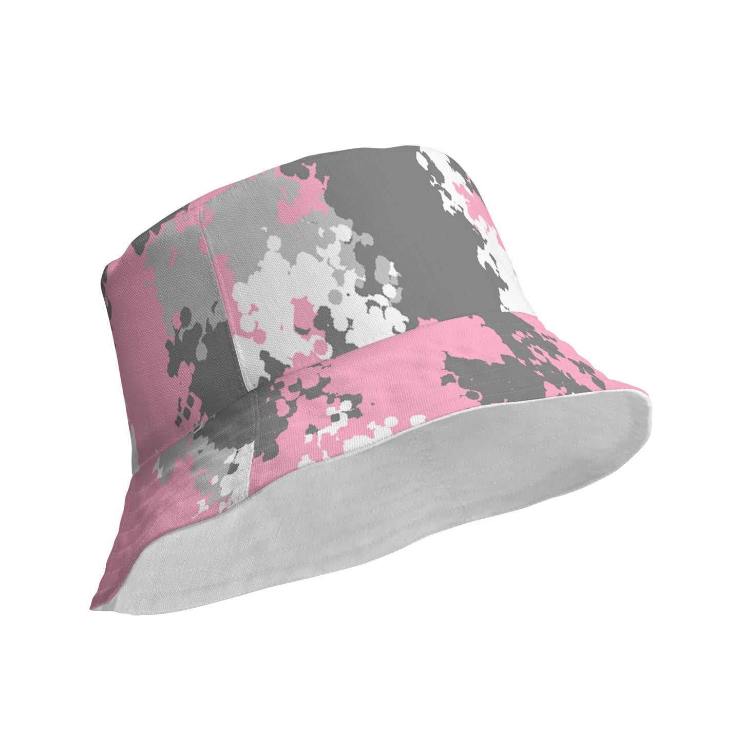 Demigirl Pride Reversible Bucket Hat - Camo all-over-print-reversible-bucket-hat-white-product-details-outside-64c705acb2bee